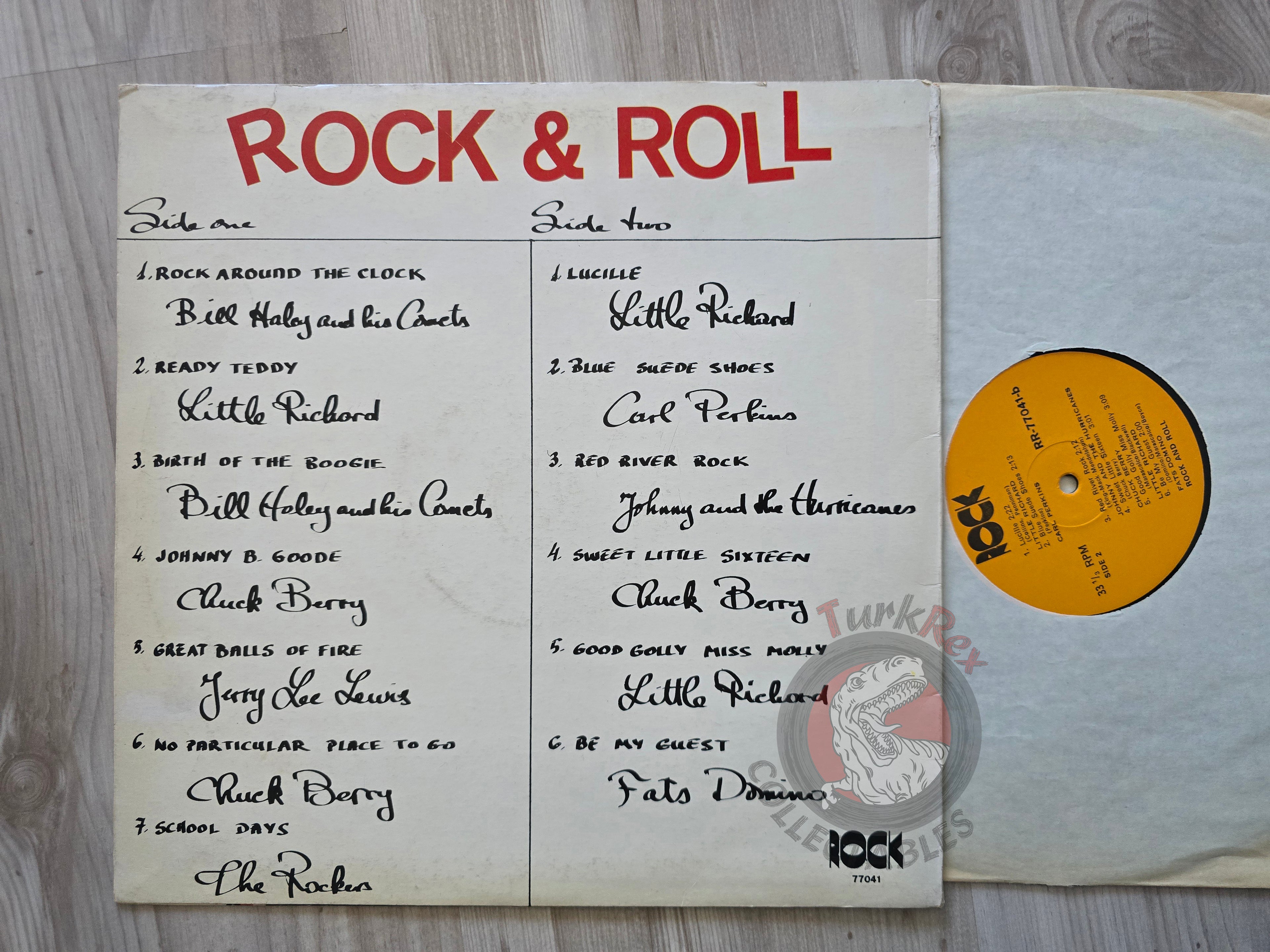 Various – Rock & Roll Turkish Pressing Vinyl Turkey Edition David Gilmour Cover