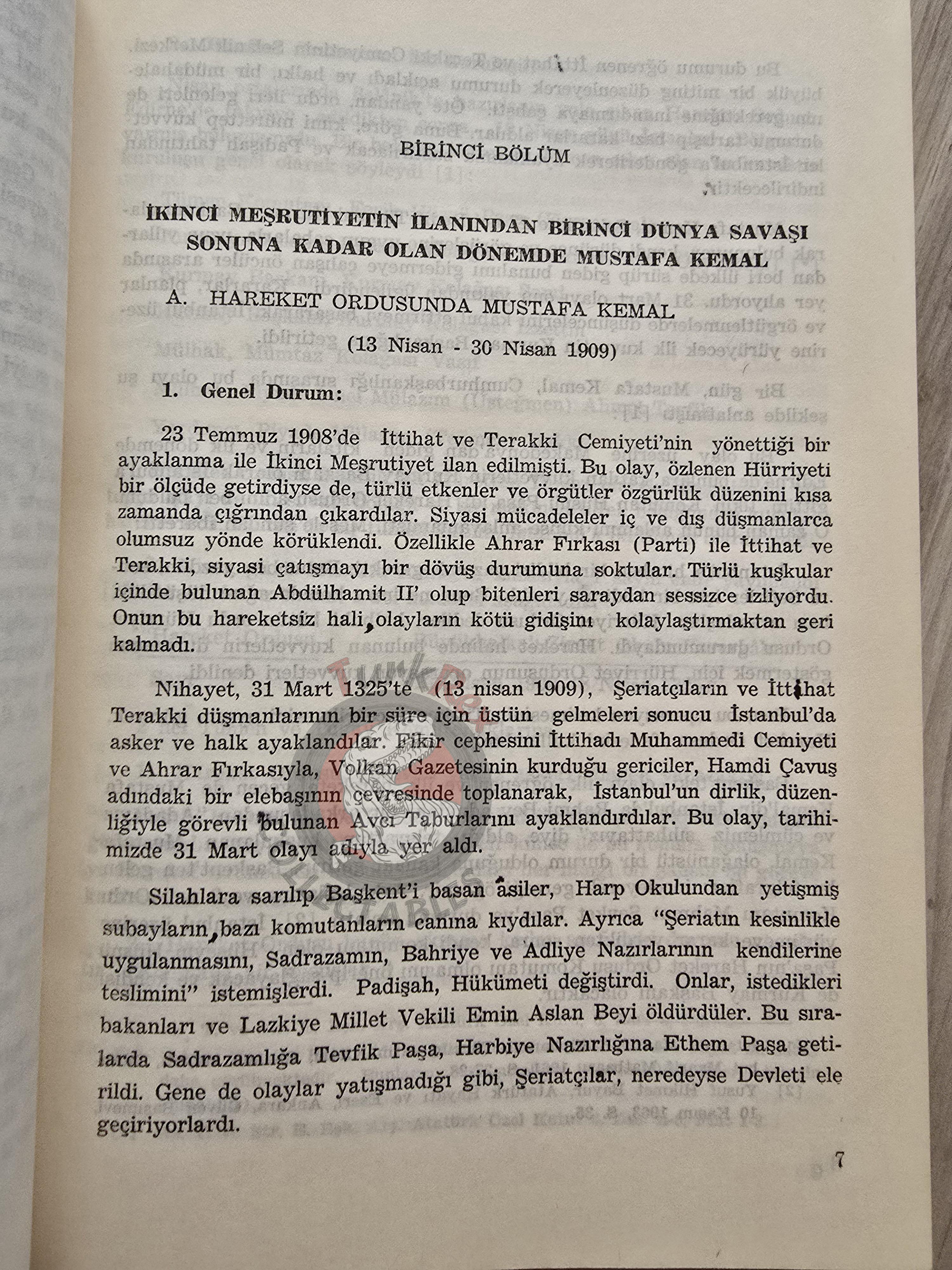 Atatürk: Commander, Revolutionary, and Statesman 1980 Turkish Book Turkey Military