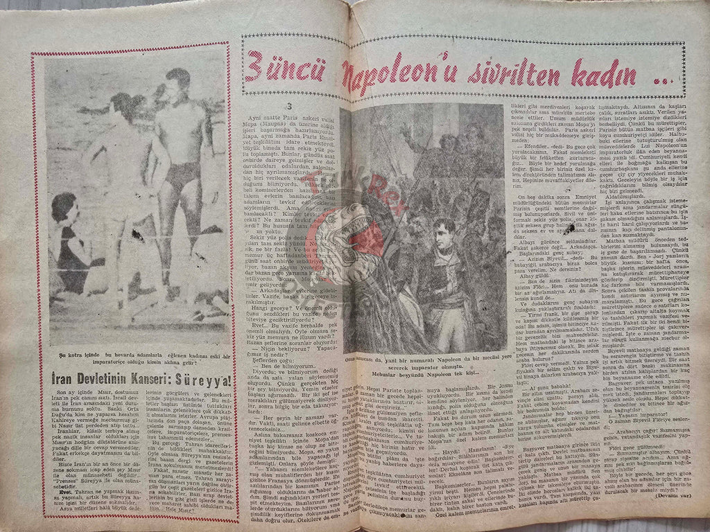 Hür Nizam 1960 Cyprus Makarios III Turkish Magazine Turkey Soraya Esfandiary-Bakhtiary Iran Pahlavi