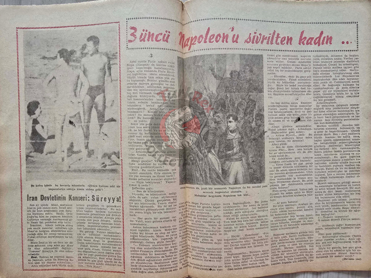 Hür Nizam 1960 Cyprus Makarios III Turkish Magazine Turkey Soraya Esfandiary-Bakhtiary Iran Pahlavi