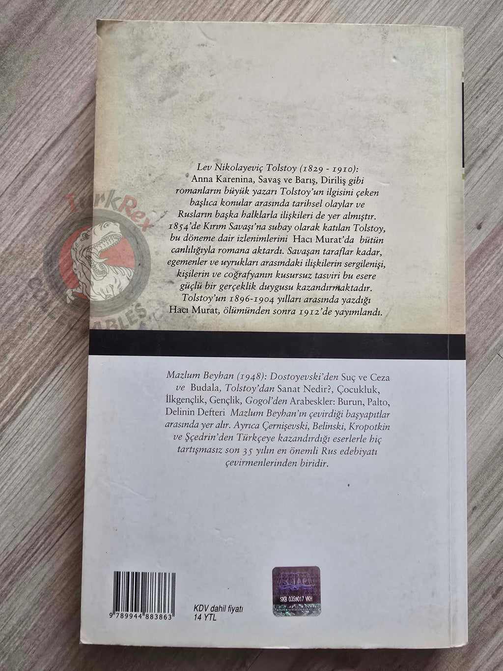 Leo Tolstoy – Hadji Murat 2008 Turkish Book Turkey