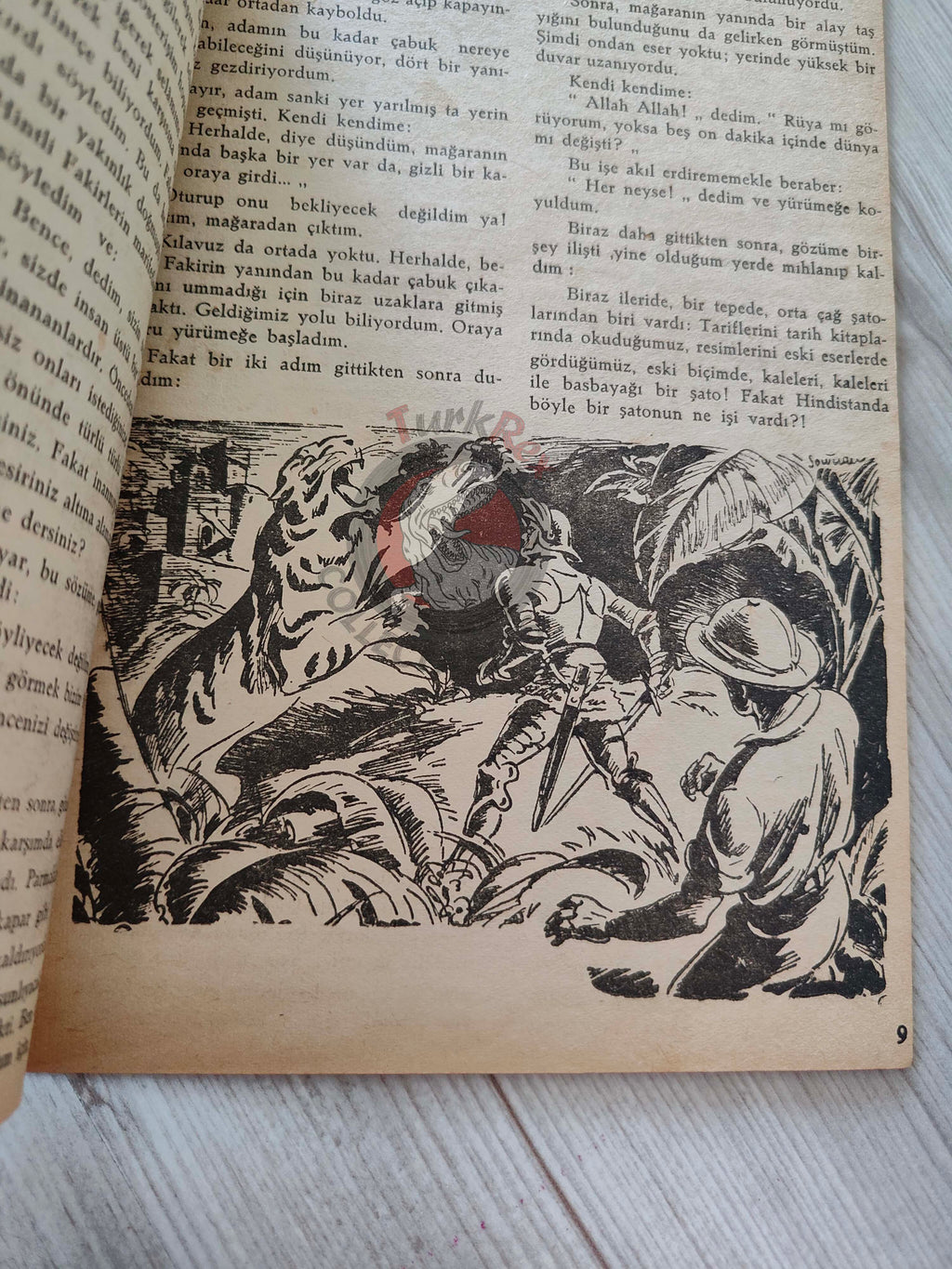 1001 Roman 1943 The Bloody Mark Turkish Comic Mag Turkey
