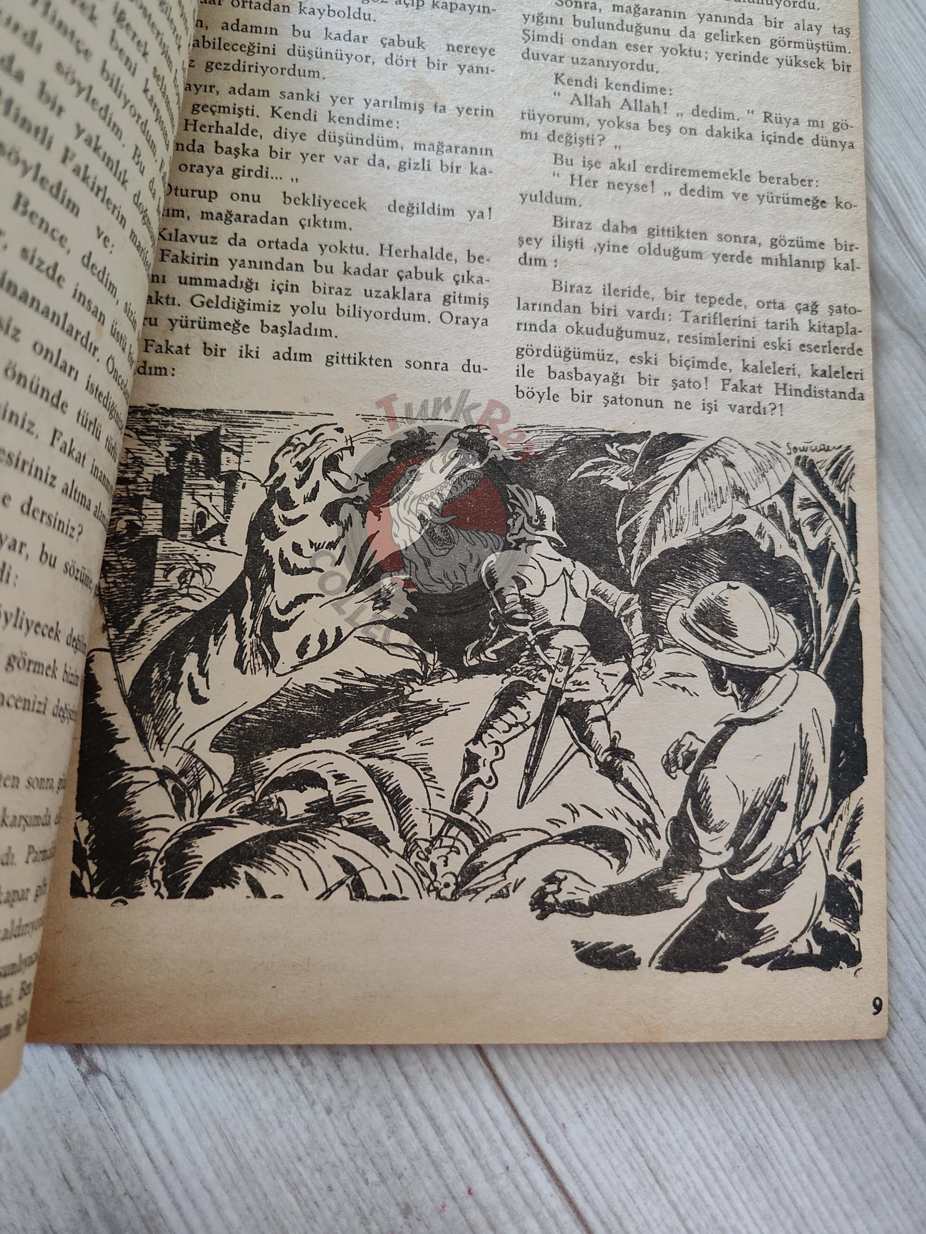 1001 Roman 1943 The Bloody Mark Turkish Comic Mag Turkey