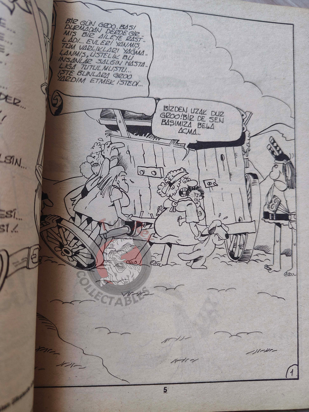 Groo the Wanderer #2 1989 Turkish Comic Turkey cover #4