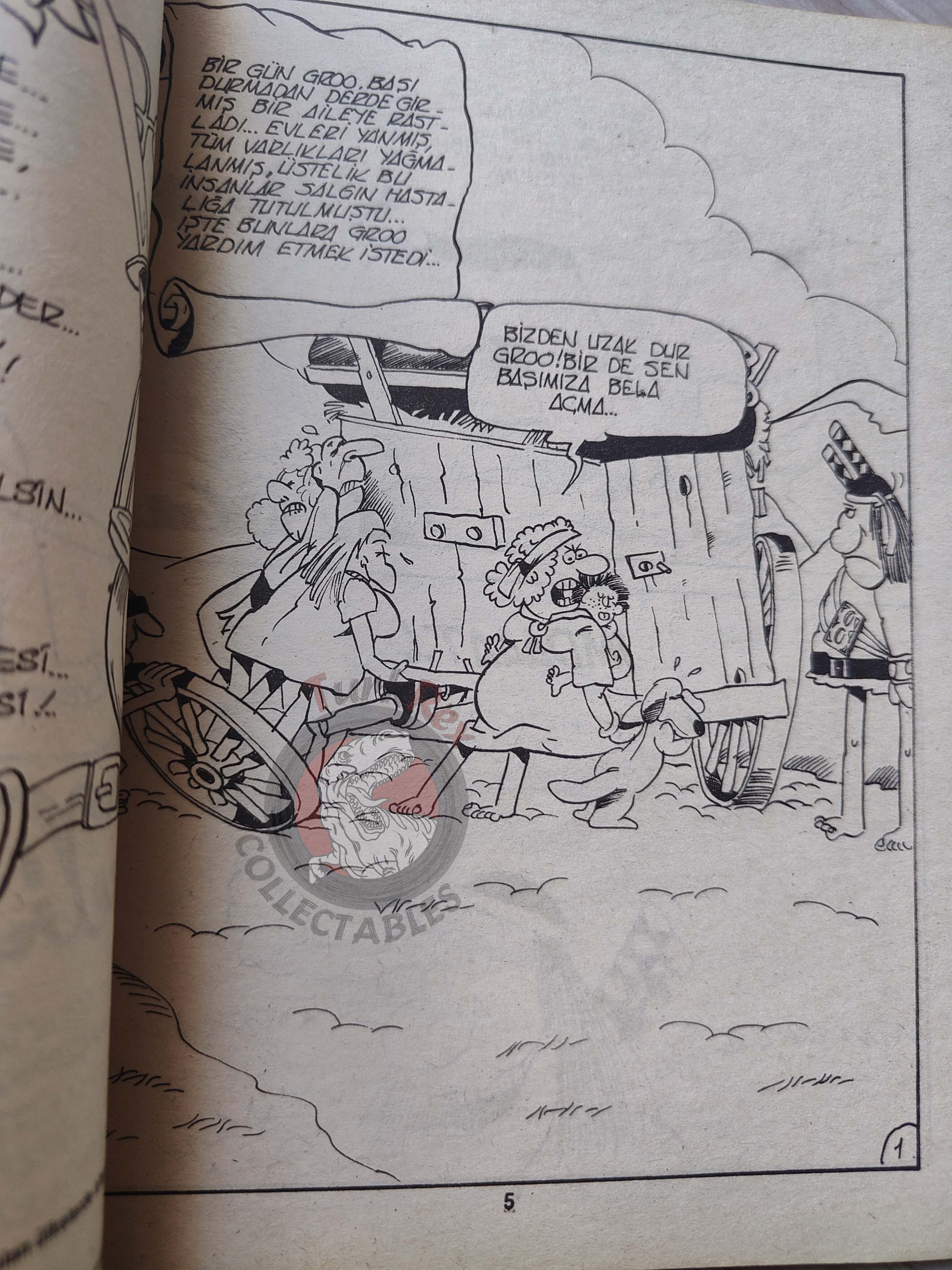Groo the Wanderer #2 1989 Turkish Comic Turkey cover #4