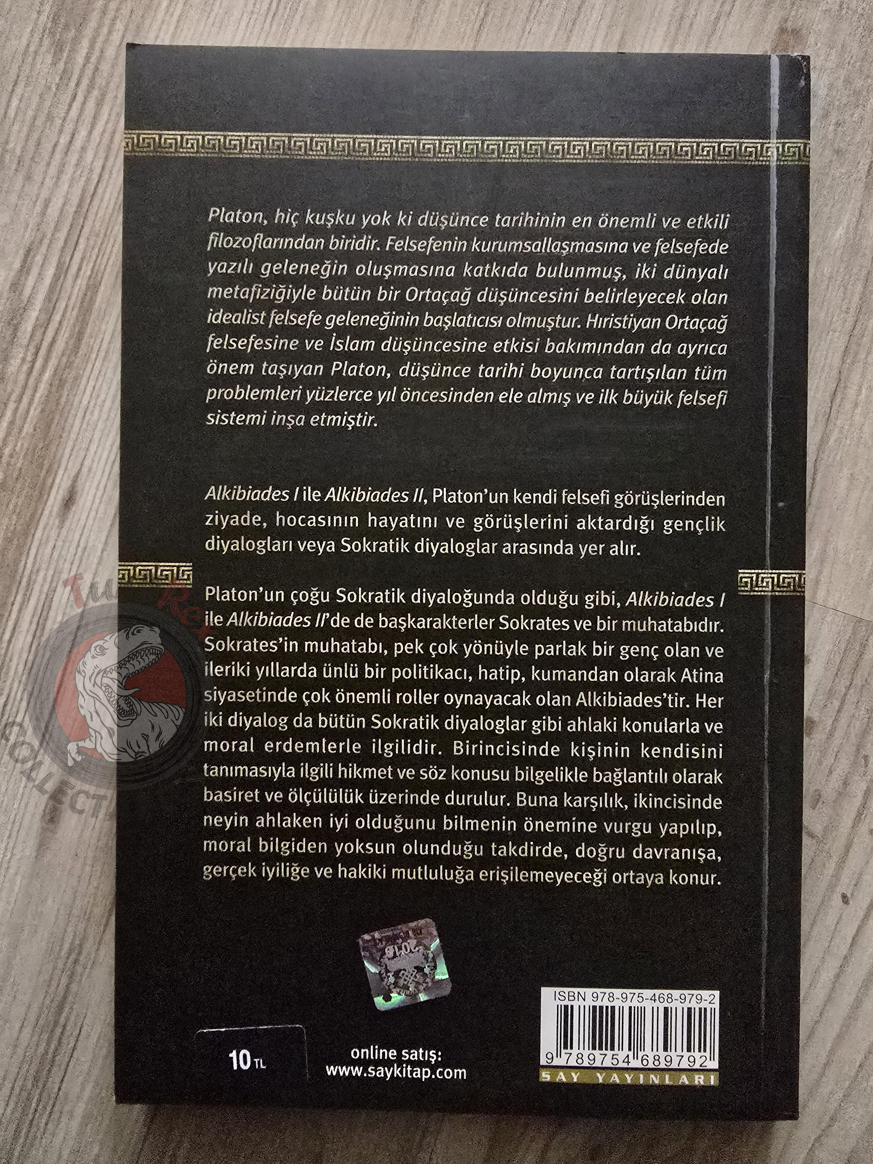 Plato – Alcibiades I & II 2010 Turkish Book Turkey