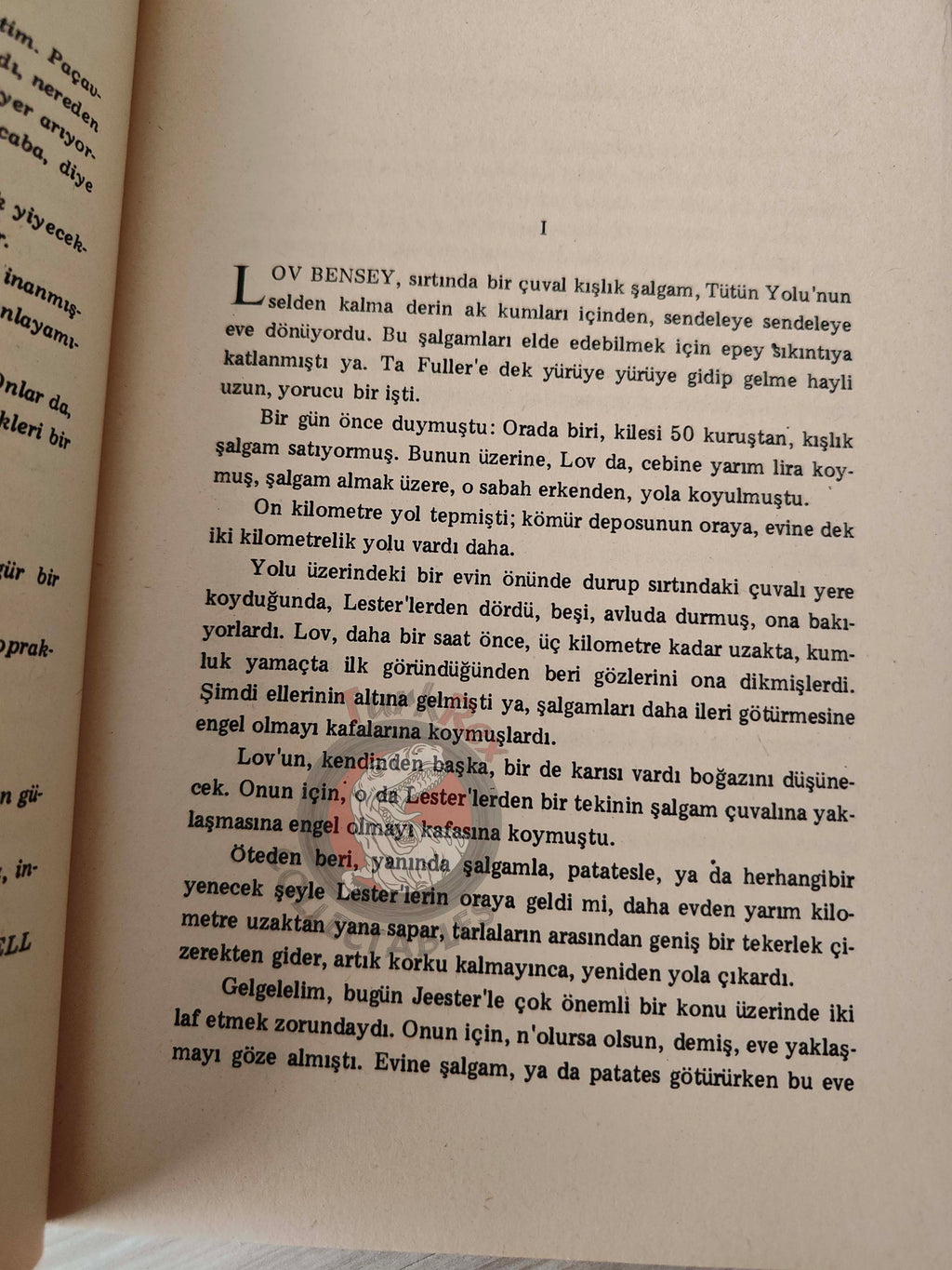 Erskine Caldwell – Tobacco Road 1981 Turkish Book Turkey