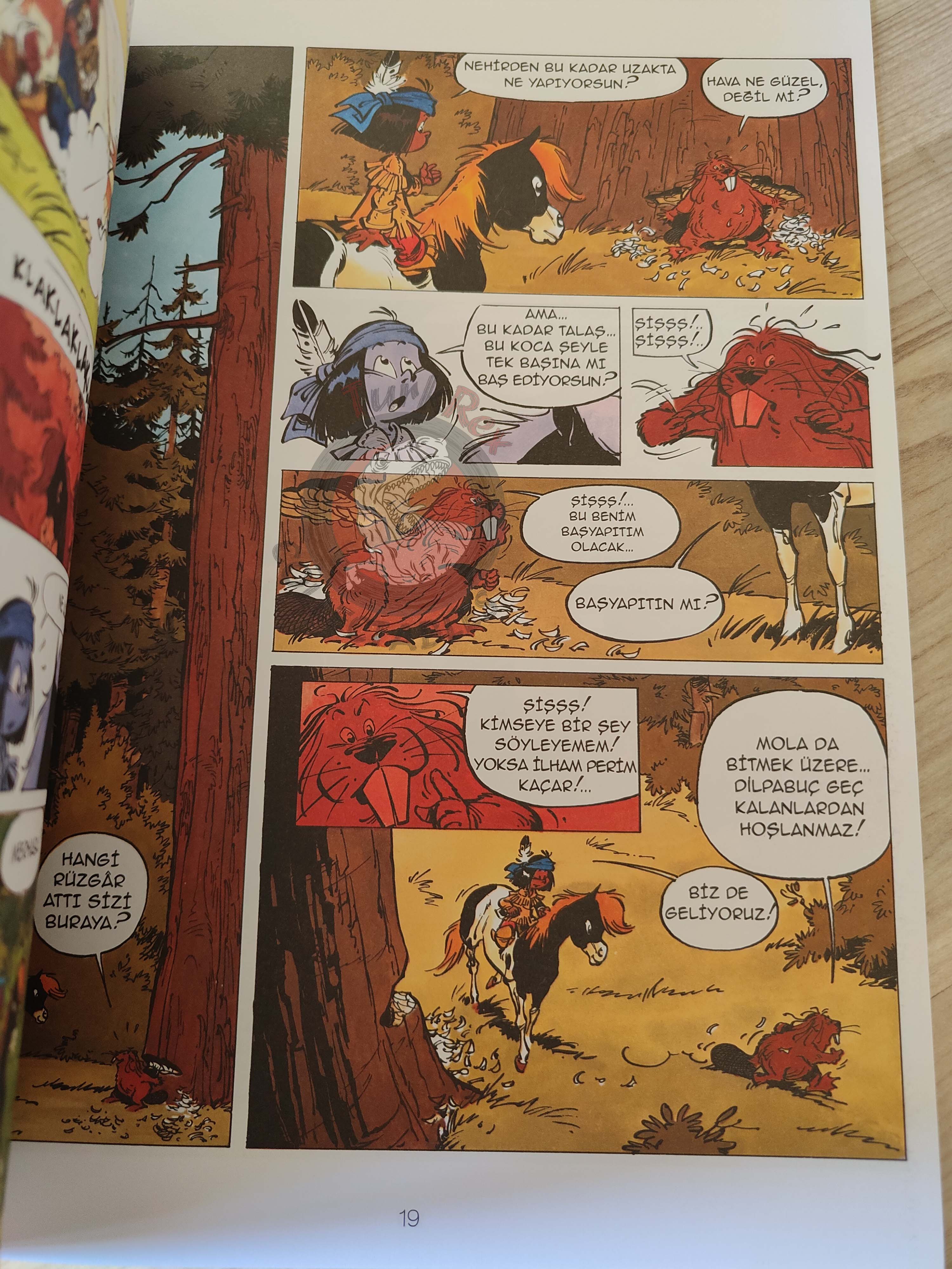 Yakari #3 Chez Les Castors Turkish Comic Turkey Derib + Job