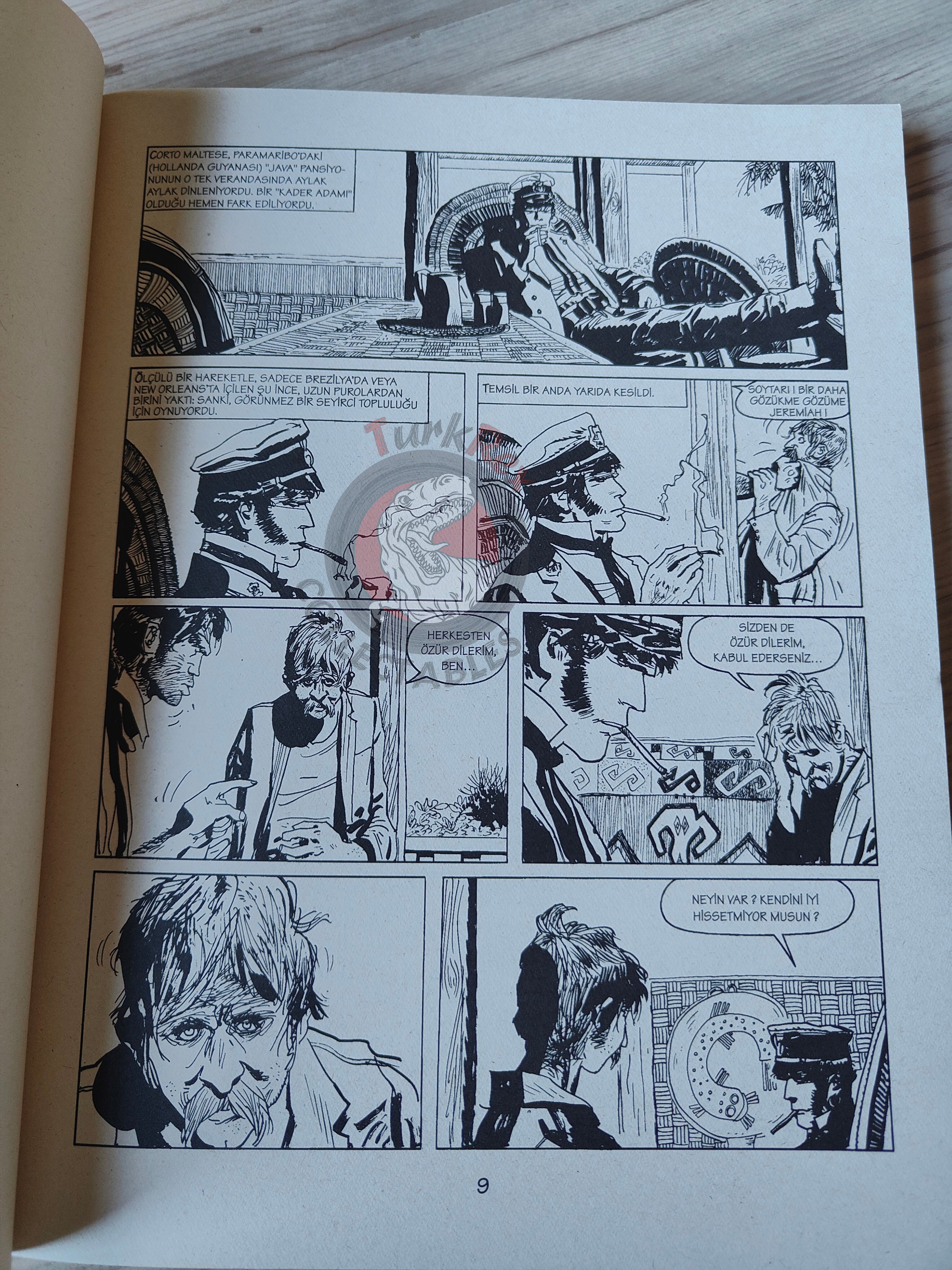 Corto Maltese – Sous le signe du Capricorne Turkish Comic Turkey