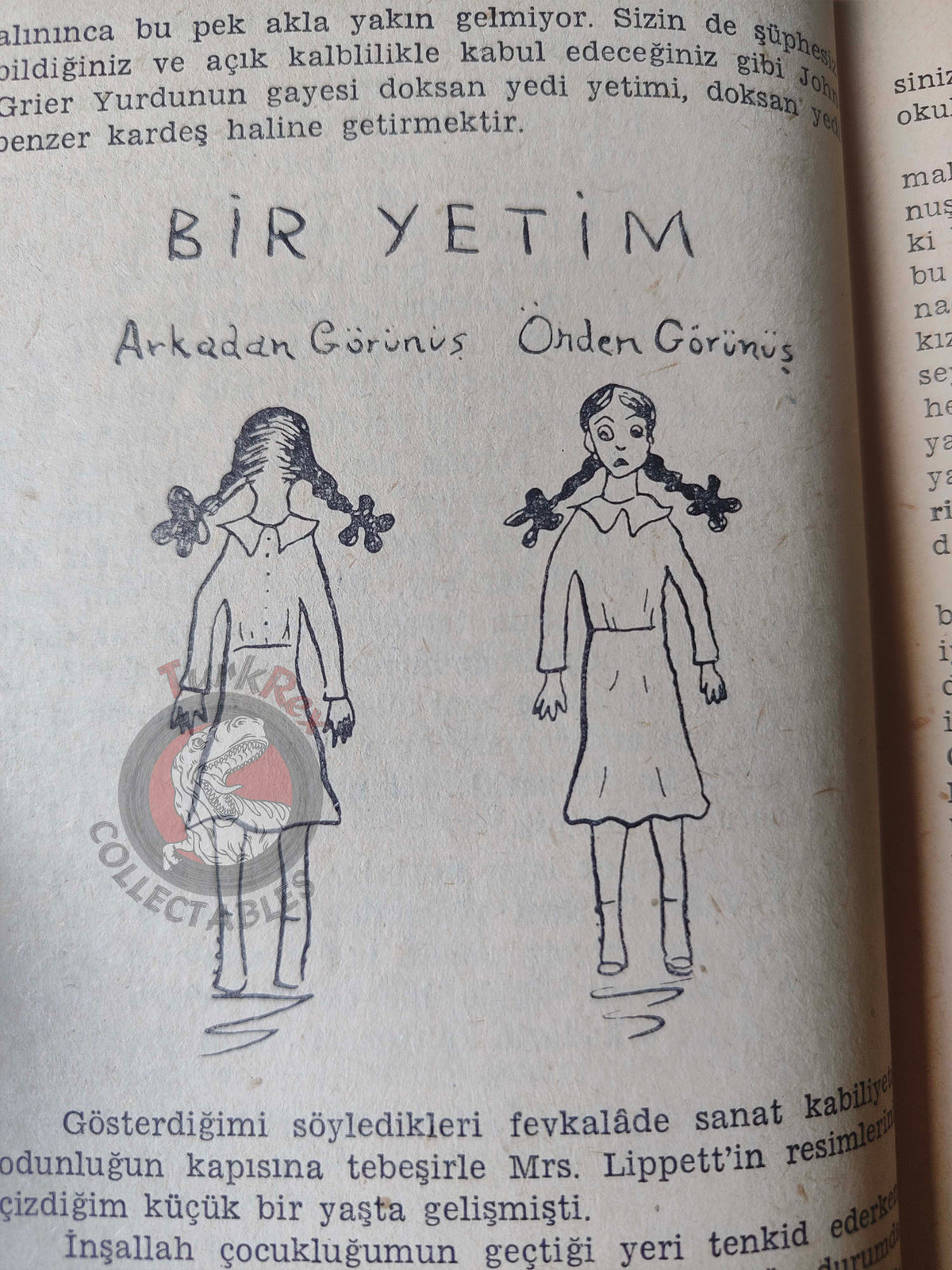 Jean Webster – Daddy-Long-Legs 1962 1st Turkish Book Turkey Illustrated