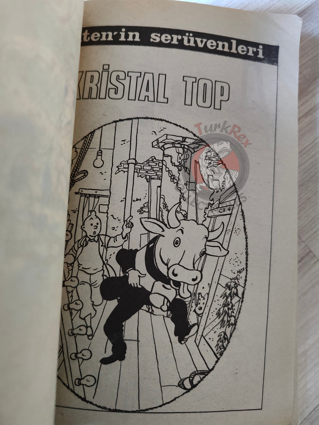Tintin – The Seven Crystal Balls mid 1980s Turkish Edition Comic Turkey 1