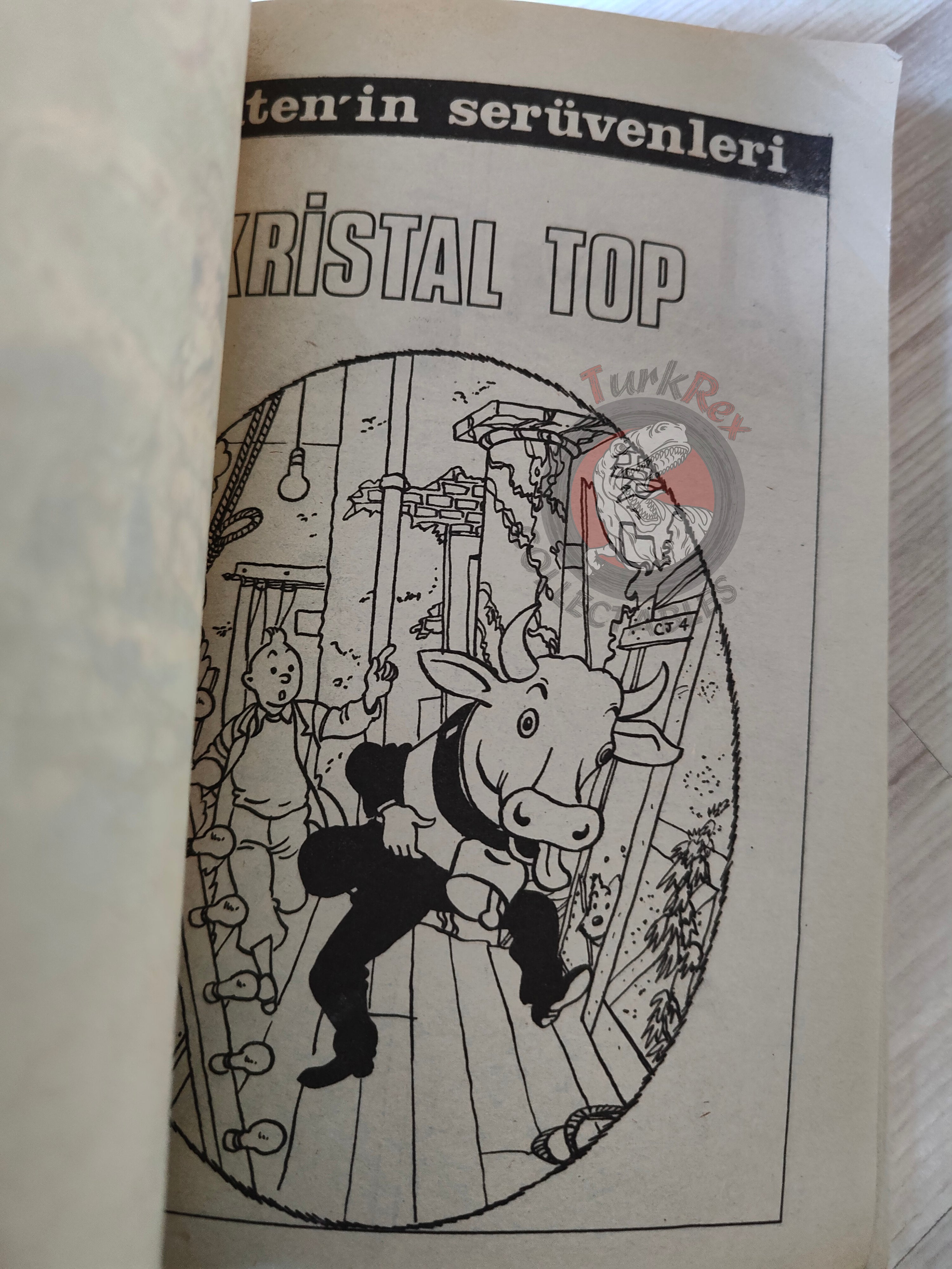 Tintin – The Seven Crystal Balls mid 1980s Turkish Edition Comic Turkey 1