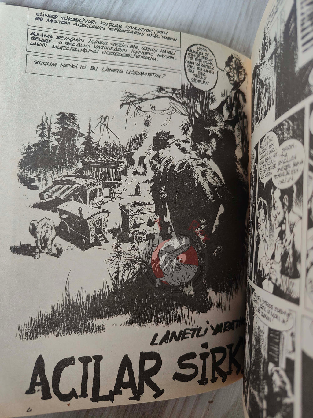 Süper Korku Altın Seri #3 1987 Turkish Comic Turkey Warren Creepy Eerie  Boris Vallejo
