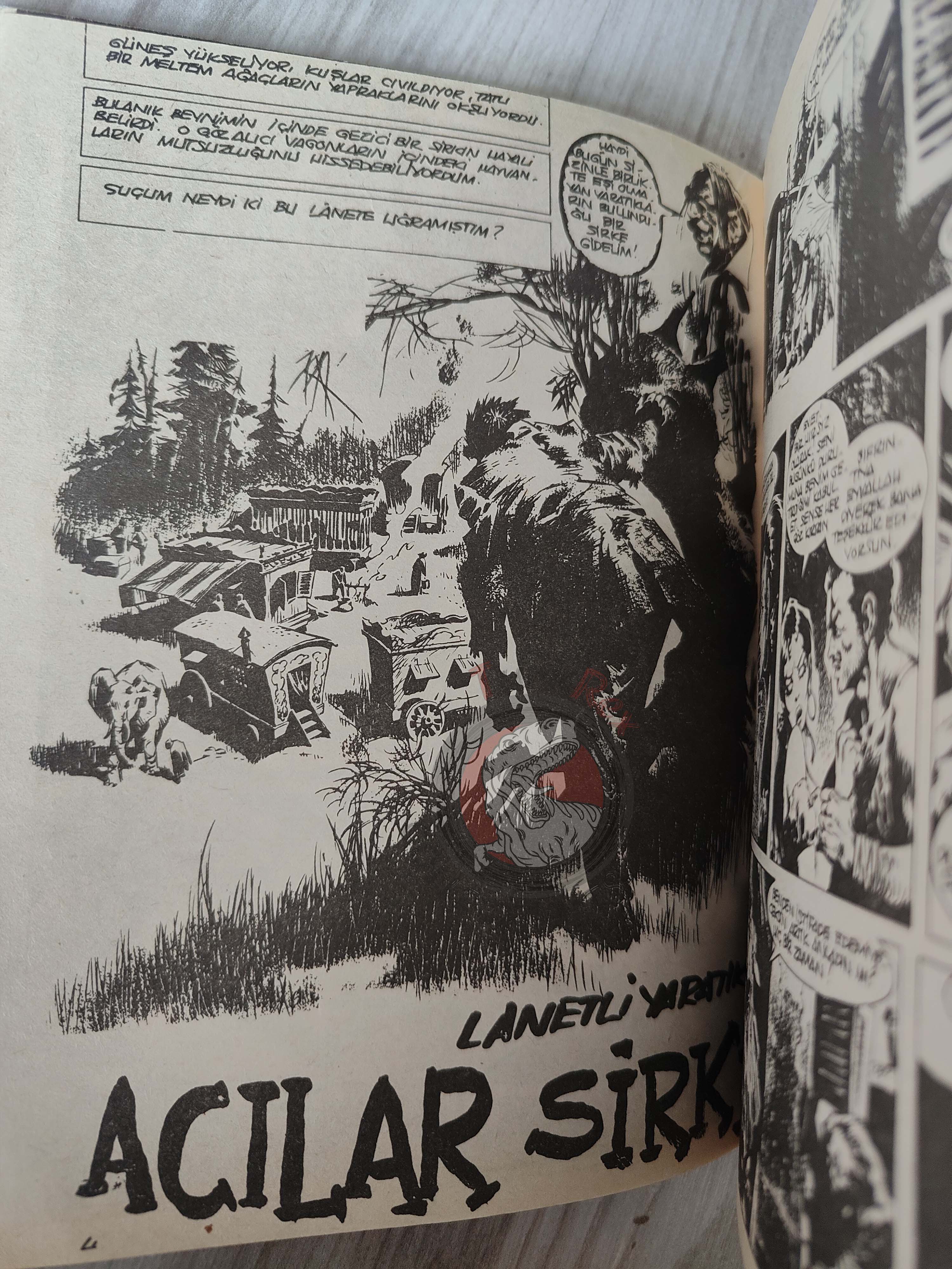 Süper Korku Altın Seri #3 1987 Turkish Comic Turkey Warren Creepy Eerie  Boris Vallejo