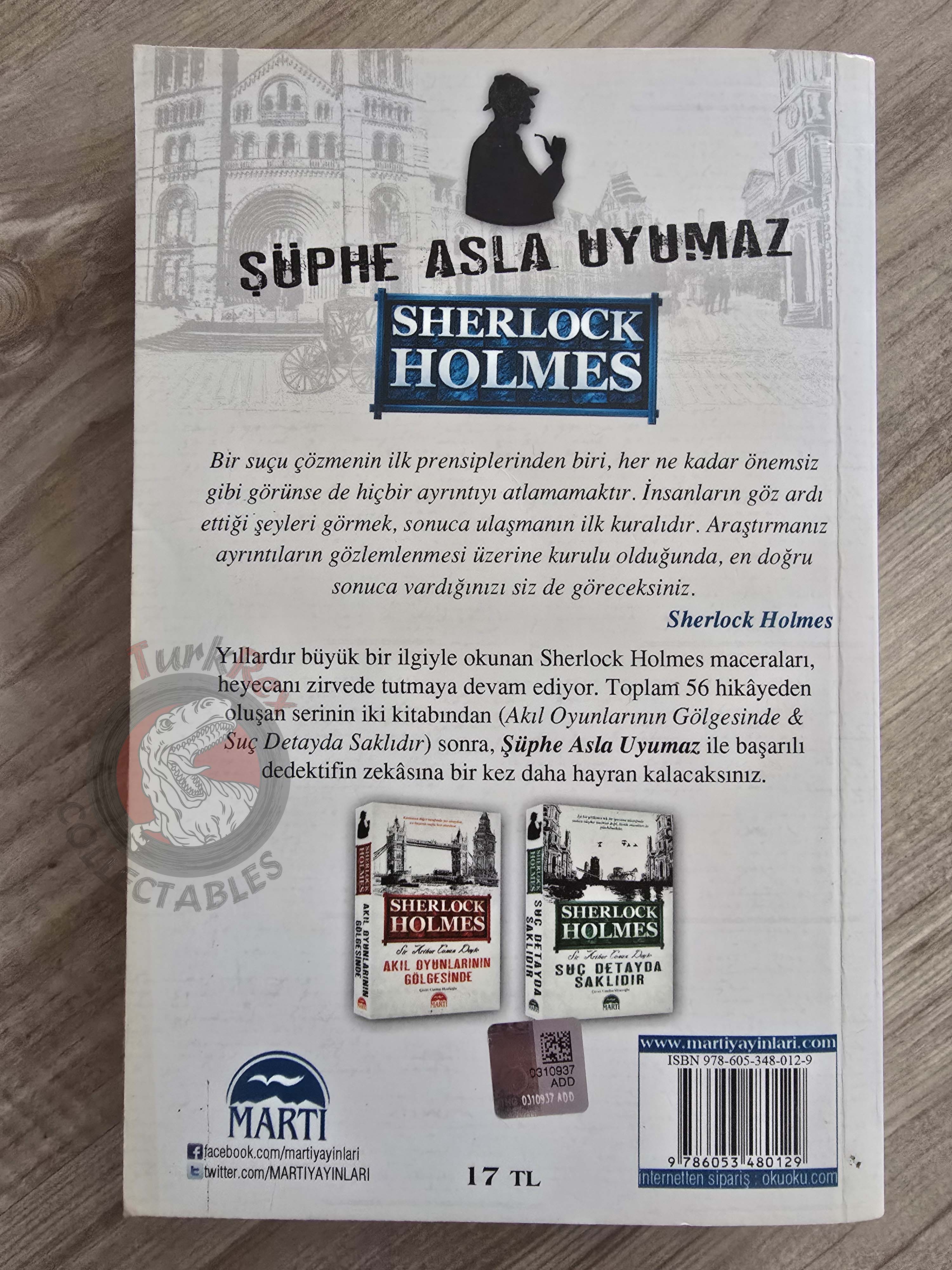 Sir Arthur Conan Doyle – The Adventures of Sherlock Holmes 3 Turkish Book Turkey