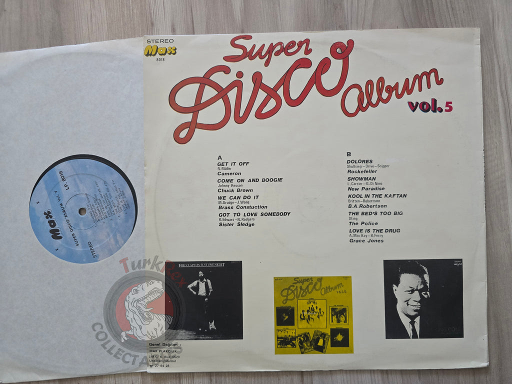 Various – Super Disco Album Vol. 5 Turkish Pressing Vinyl Turkey Edition