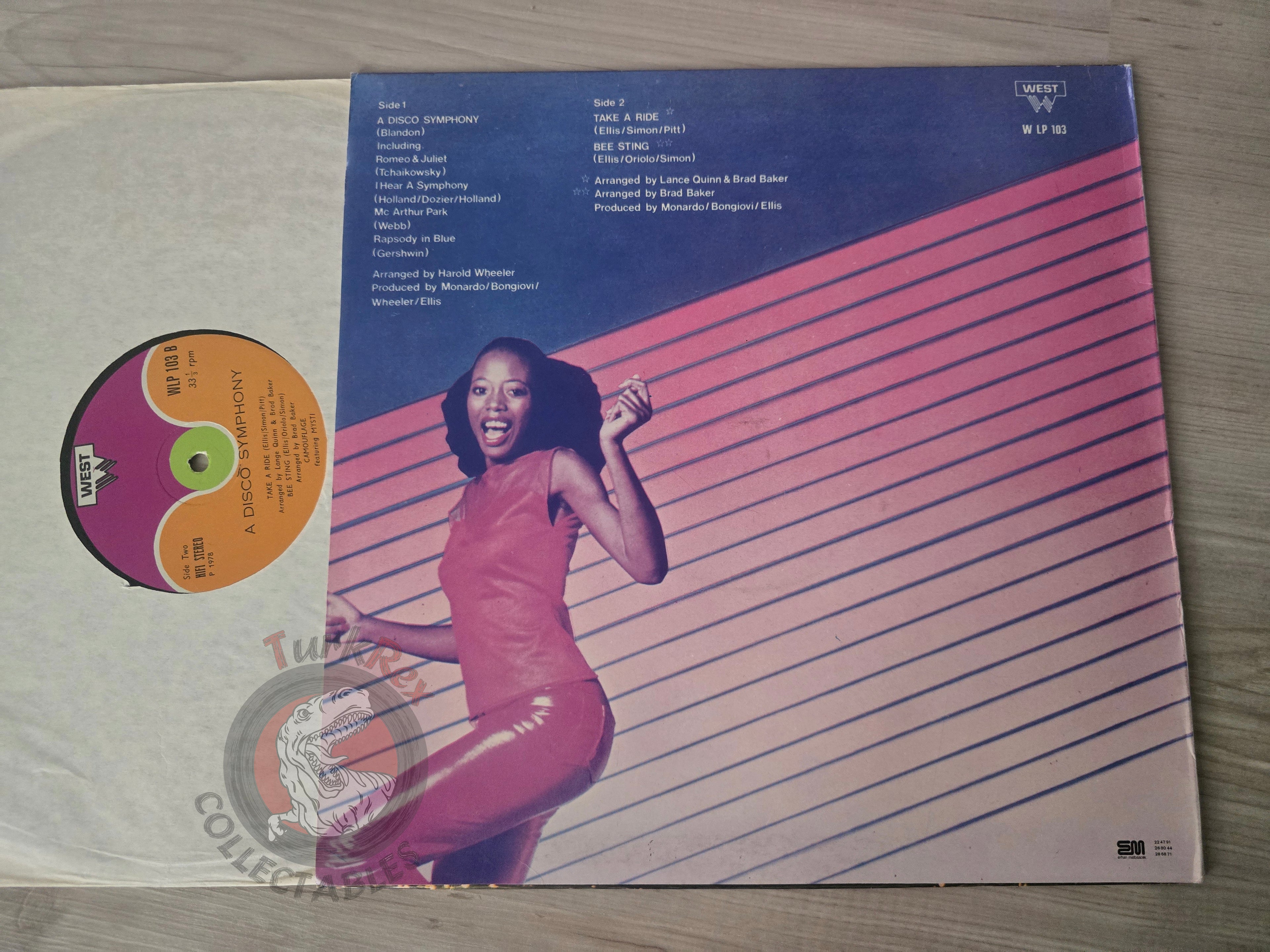 Camouflage, Mysti – A Disco Symphony Turkish Pressing Vinyl Turkey Edition
