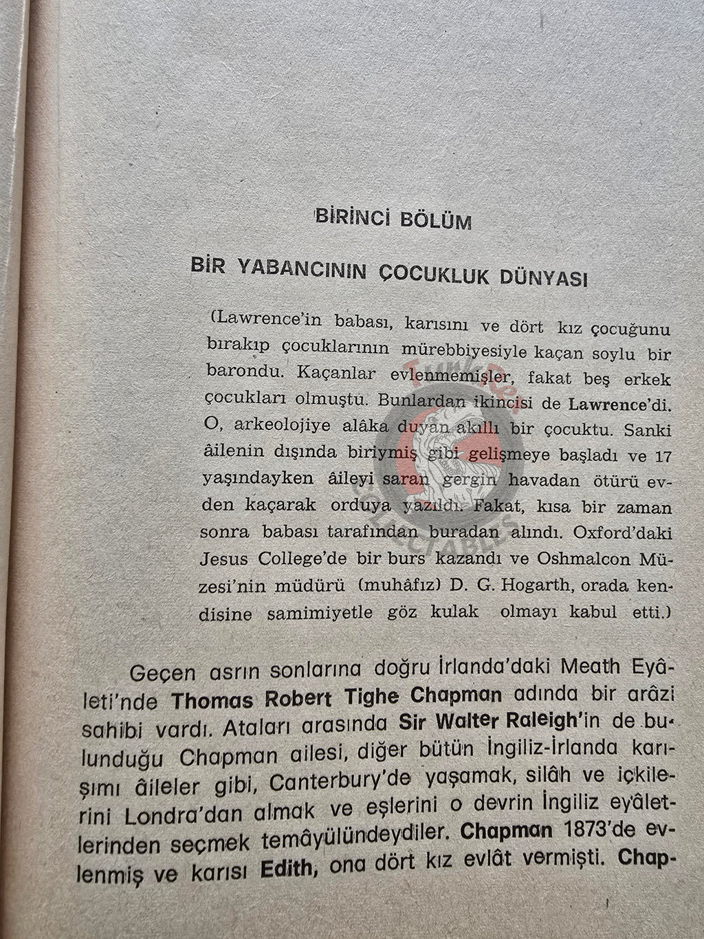 Phillip Knightley & Colin Simpson – The Secret Lives of Lawrence of Arabia 1975 1st Turkish Book Turkey