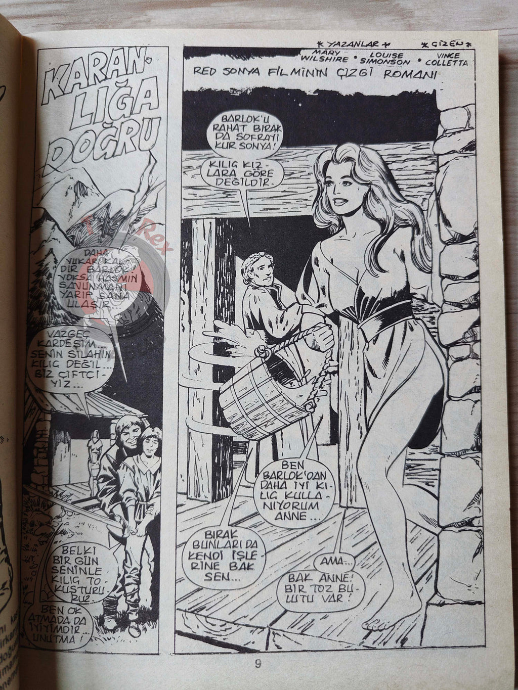 Conan ve Barbarlar #4 1994 Red Sonja & King Kull Turkish Comic Turkey