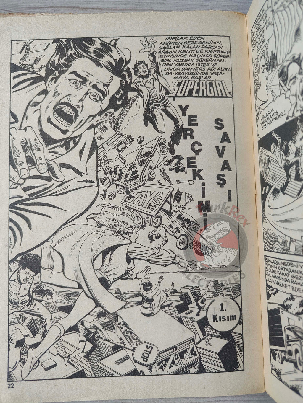 Superman #9 1980 Turkish Comic Turkey #332 Supergirl Family #192 Fuss Pot Norman Mansbridge