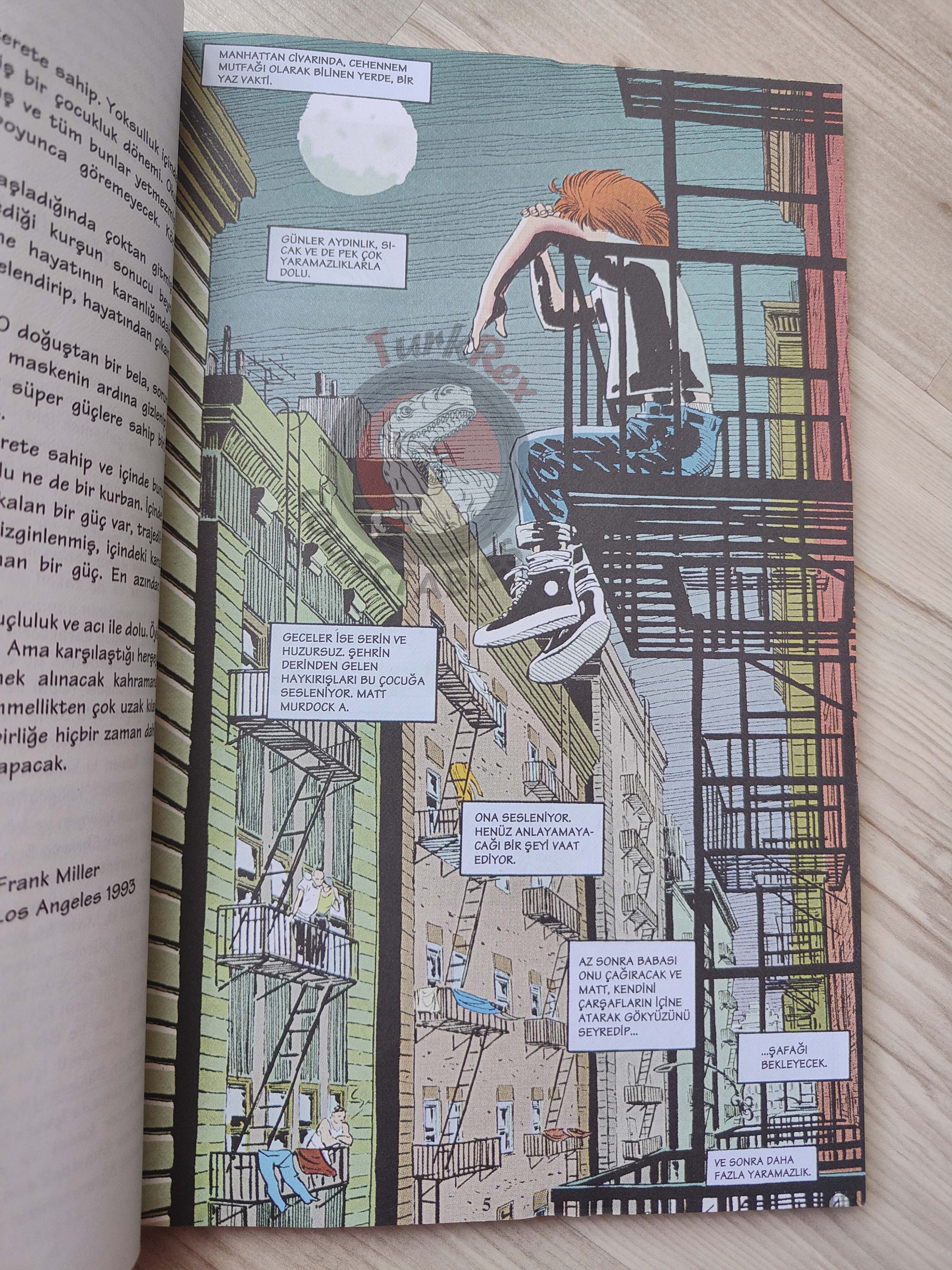 Daredevil: The Man Without Fear #1–5 Turkish Comic Turkey