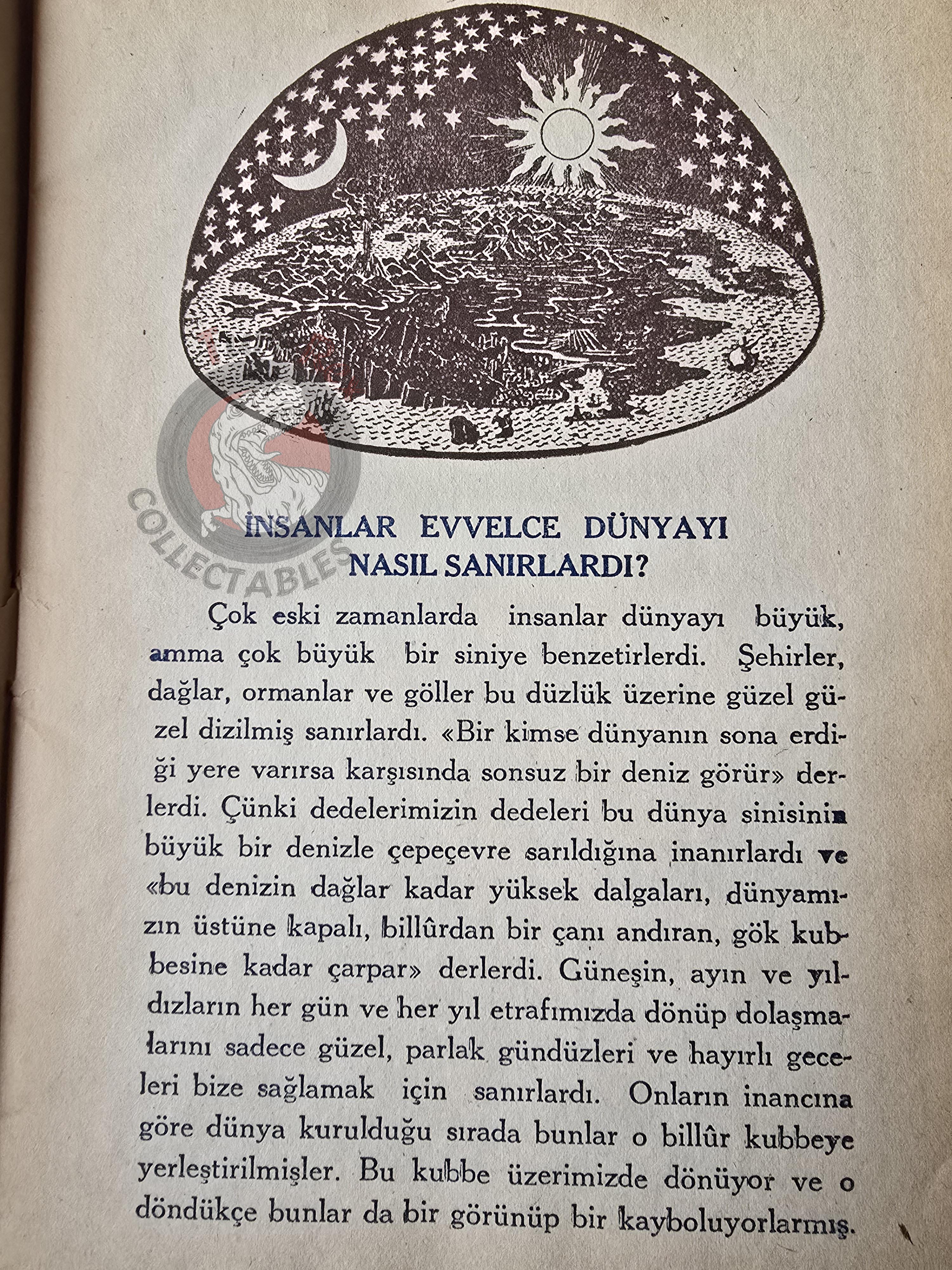 Sky and Stars 1945 1st Turkish Book Turkey