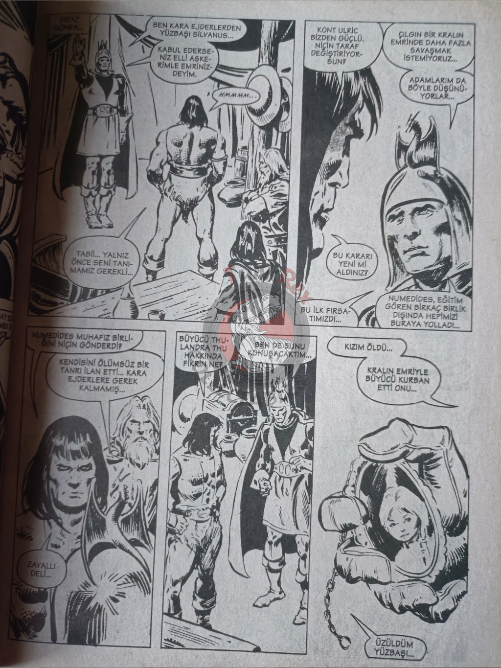Kral Conan #8 The Savage Sword of #52 #214 Turkish Comic Turkey