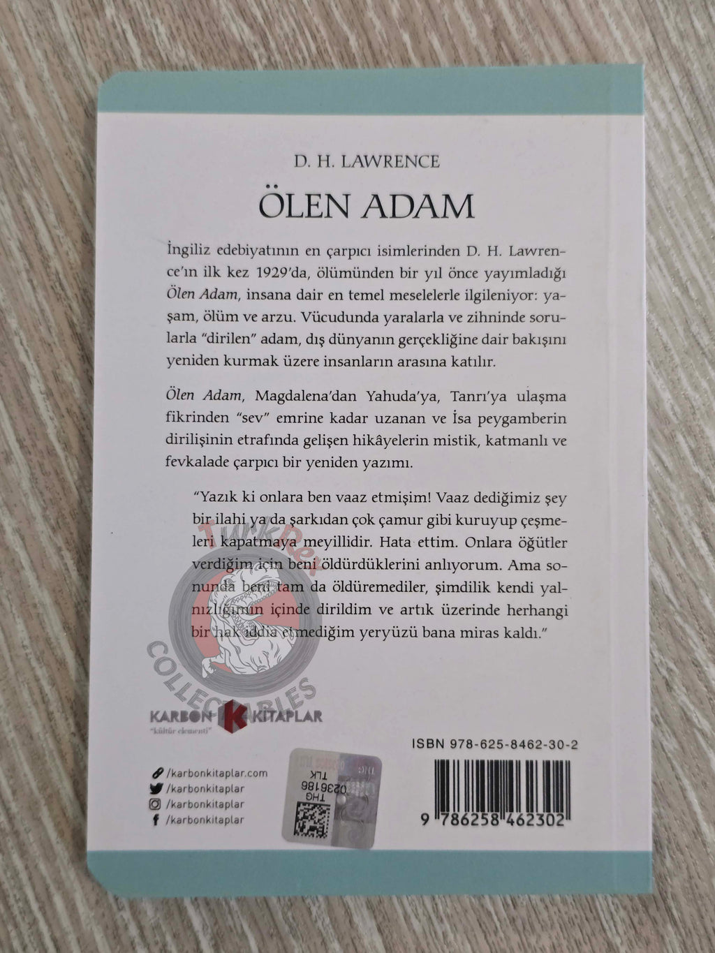 D. H. Lawrence – The Man Who Died 2021 Turkish Book Turkey