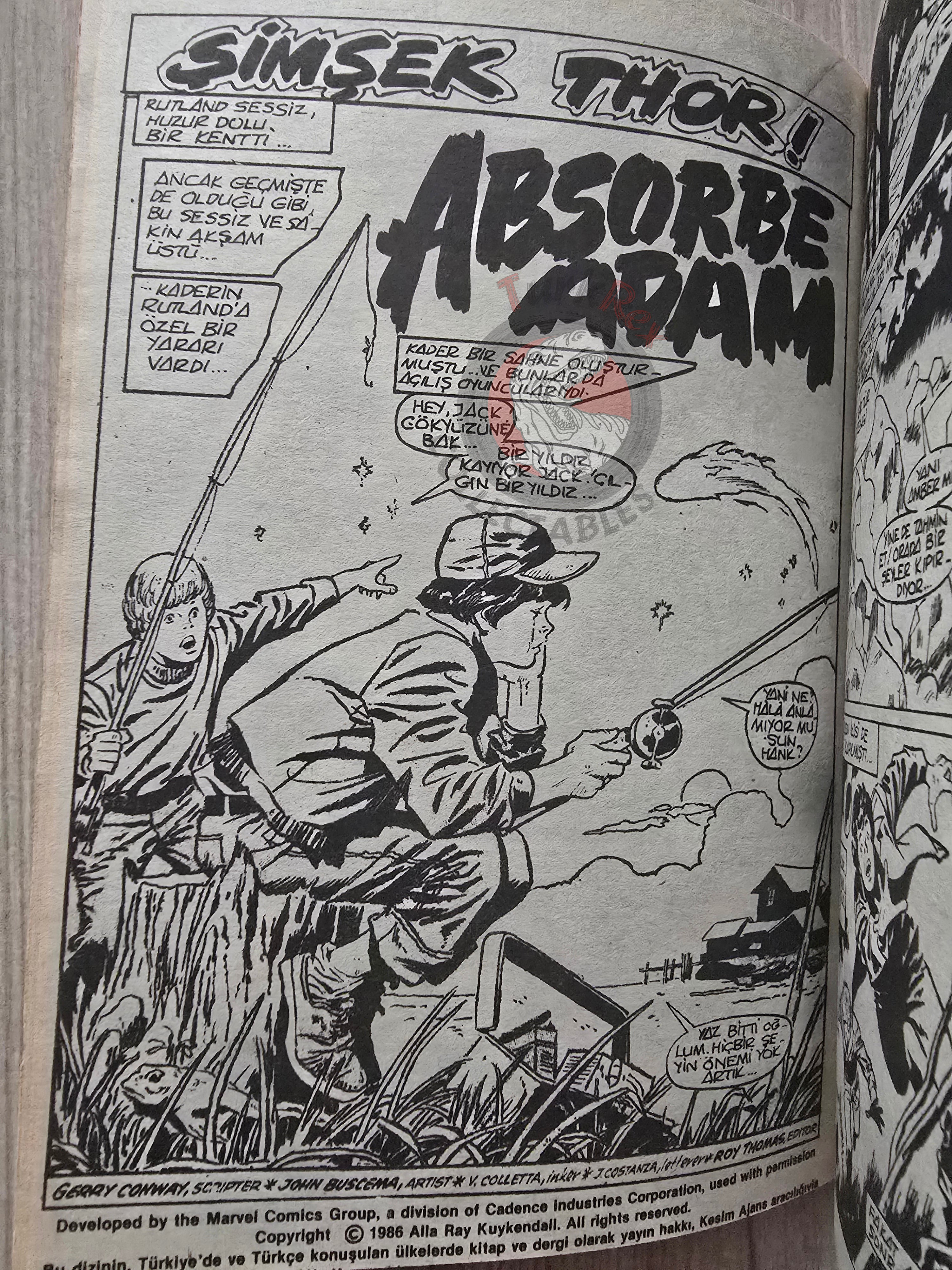 Thor Vol #4 1987 Turkish Comic Turkey The Mighty Thor #205–210 cover #215