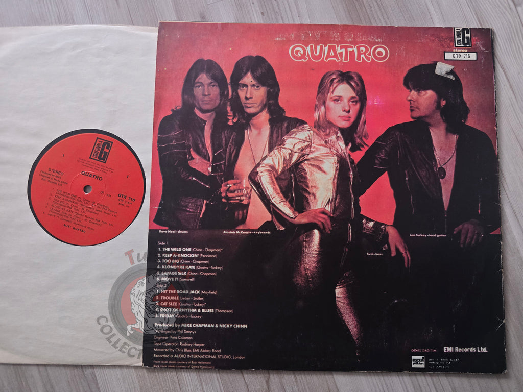 Suzi Quatro – Quatro Turkish Pressing Vinyl Turkey Edition