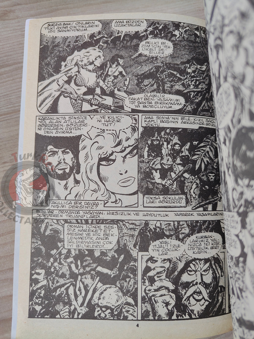 Conan ve Barbarlar #6 1994 Red Sonja & King Kull Turkish Comic Turkey