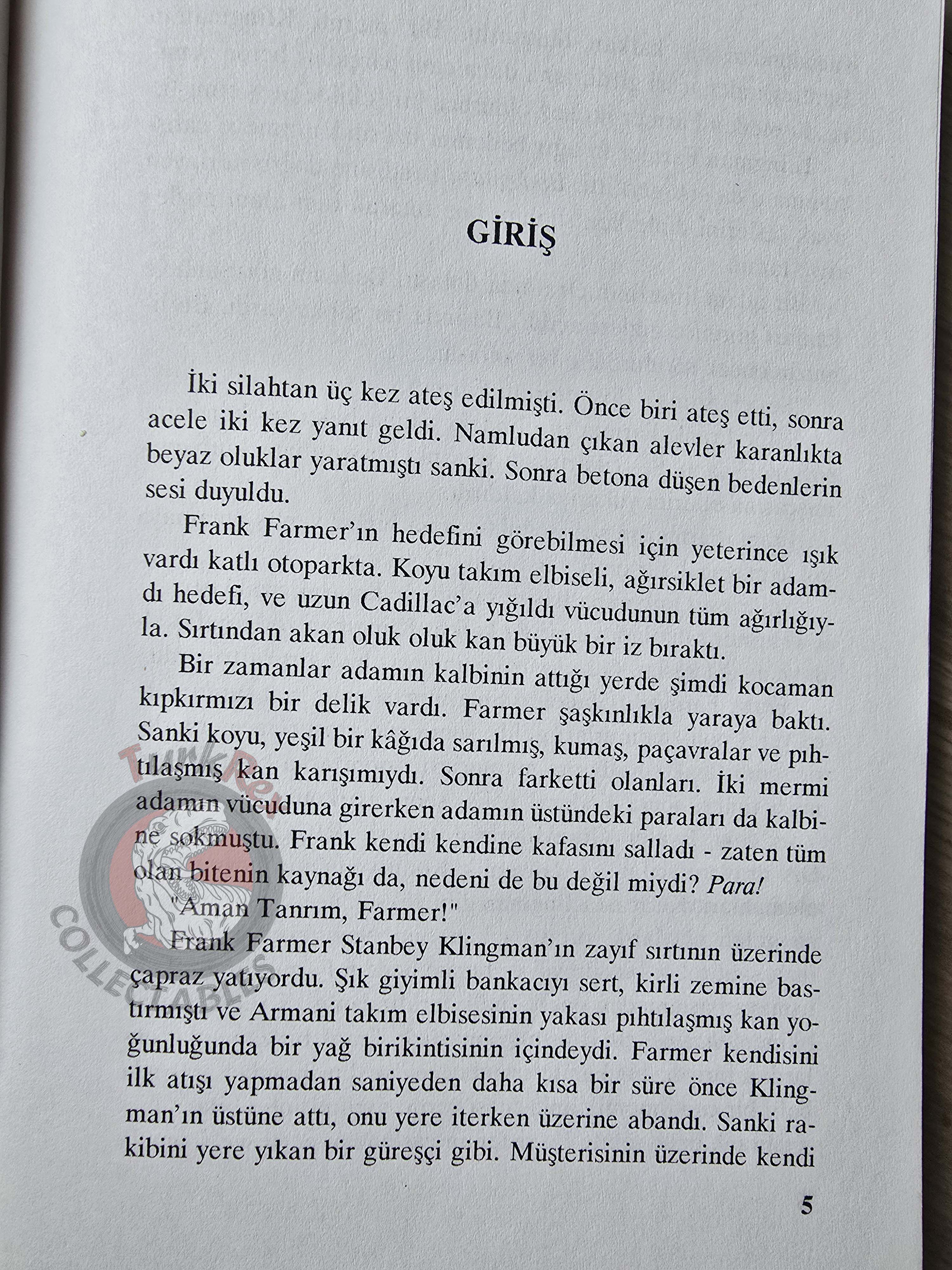 Robert Tine – Bodyguard 1994 1st Turkish Book Turkey