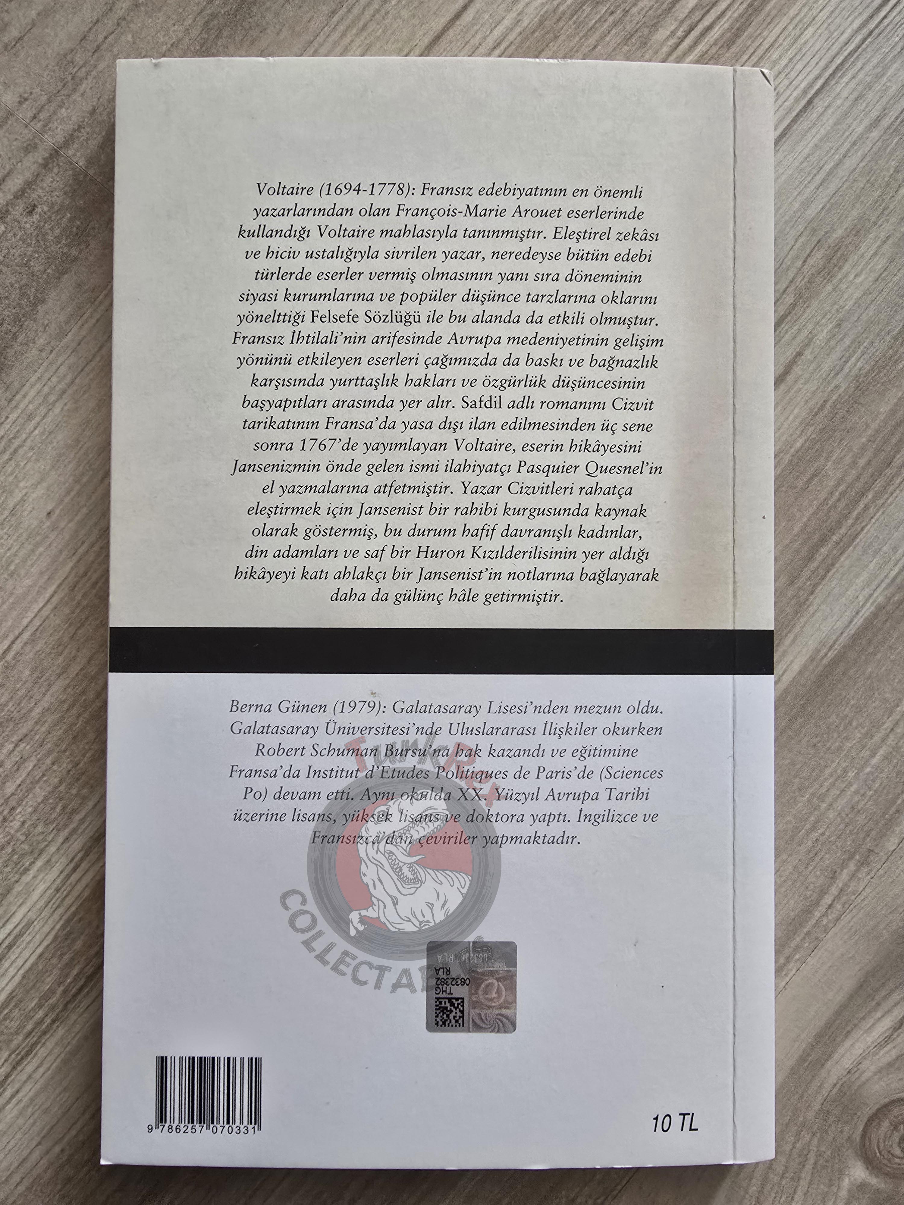 Voltaire – The Ingenu 2020 Turkish Book Turkey