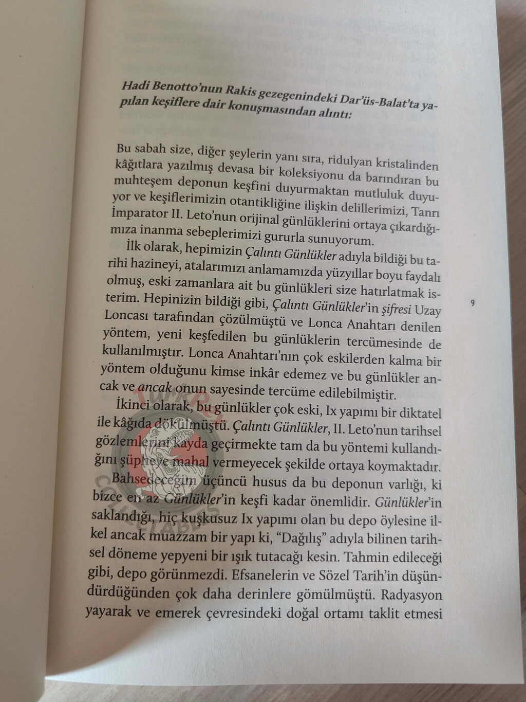Frank Herbert – God Emperor of Dune Turkish Book Turkey Dune Series