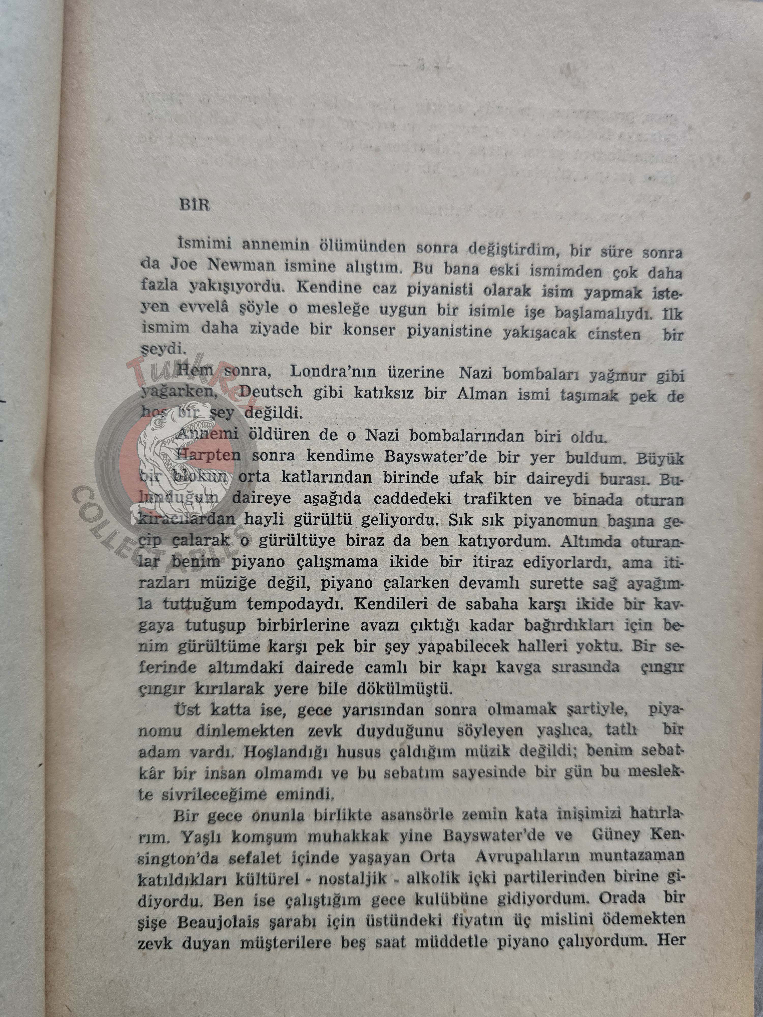 John Burke – The Man Who Finally Died 1967 1st Turkish Book Turkey