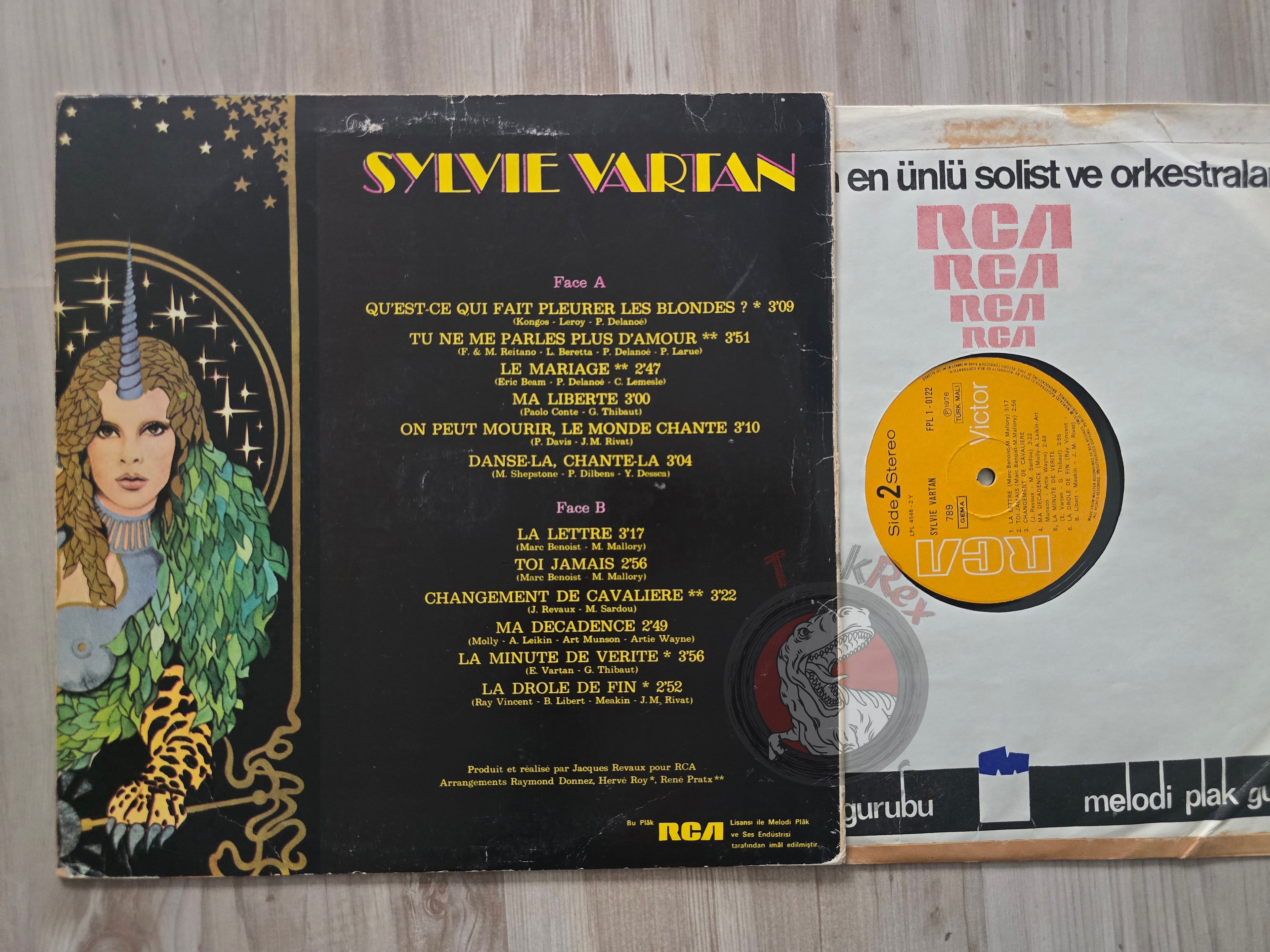 Sylvie Vartan – Qu'est-ce Qui Fait Pleurer Les Blondes? Turkish Pressing Vinyl Turkey Edition