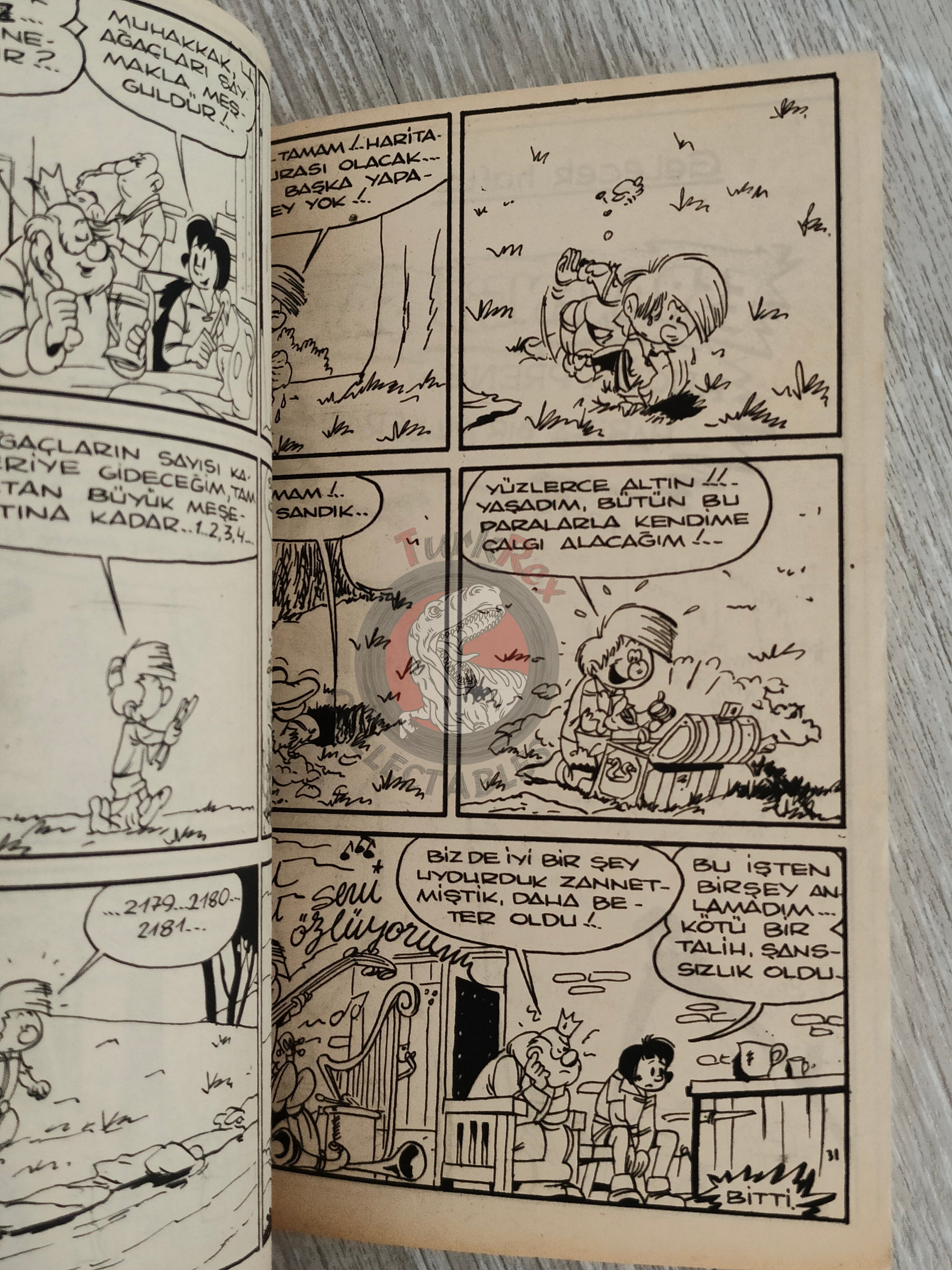 Johan et Pirlouit #1 1984 Turkish Comic Turkey La Source des Dieux #6