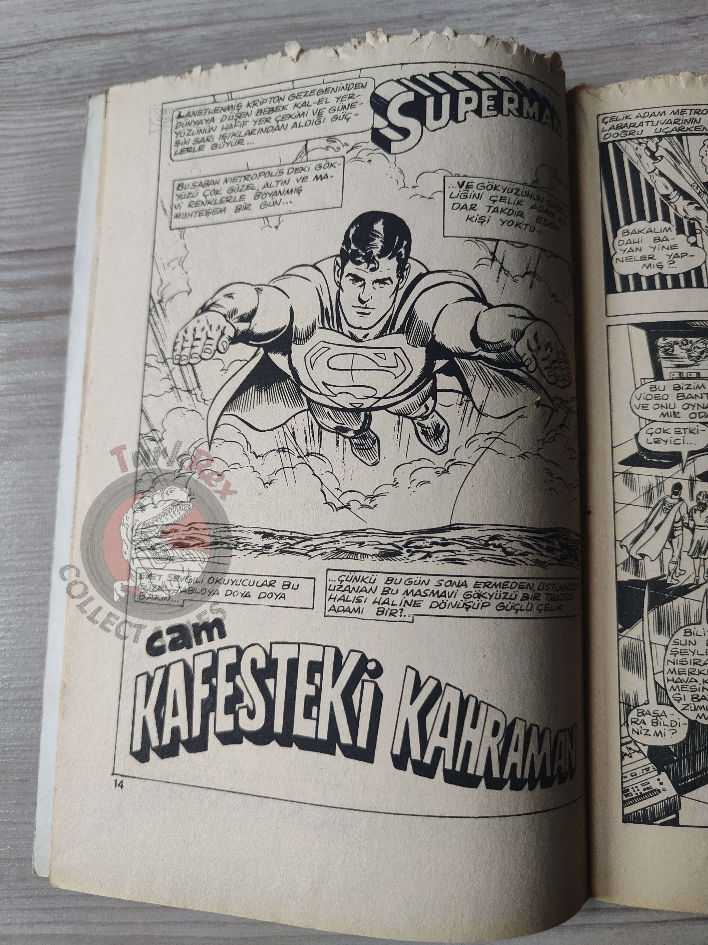 Superman #25 1980 Turkish Comic Turkey #336 #342 #343