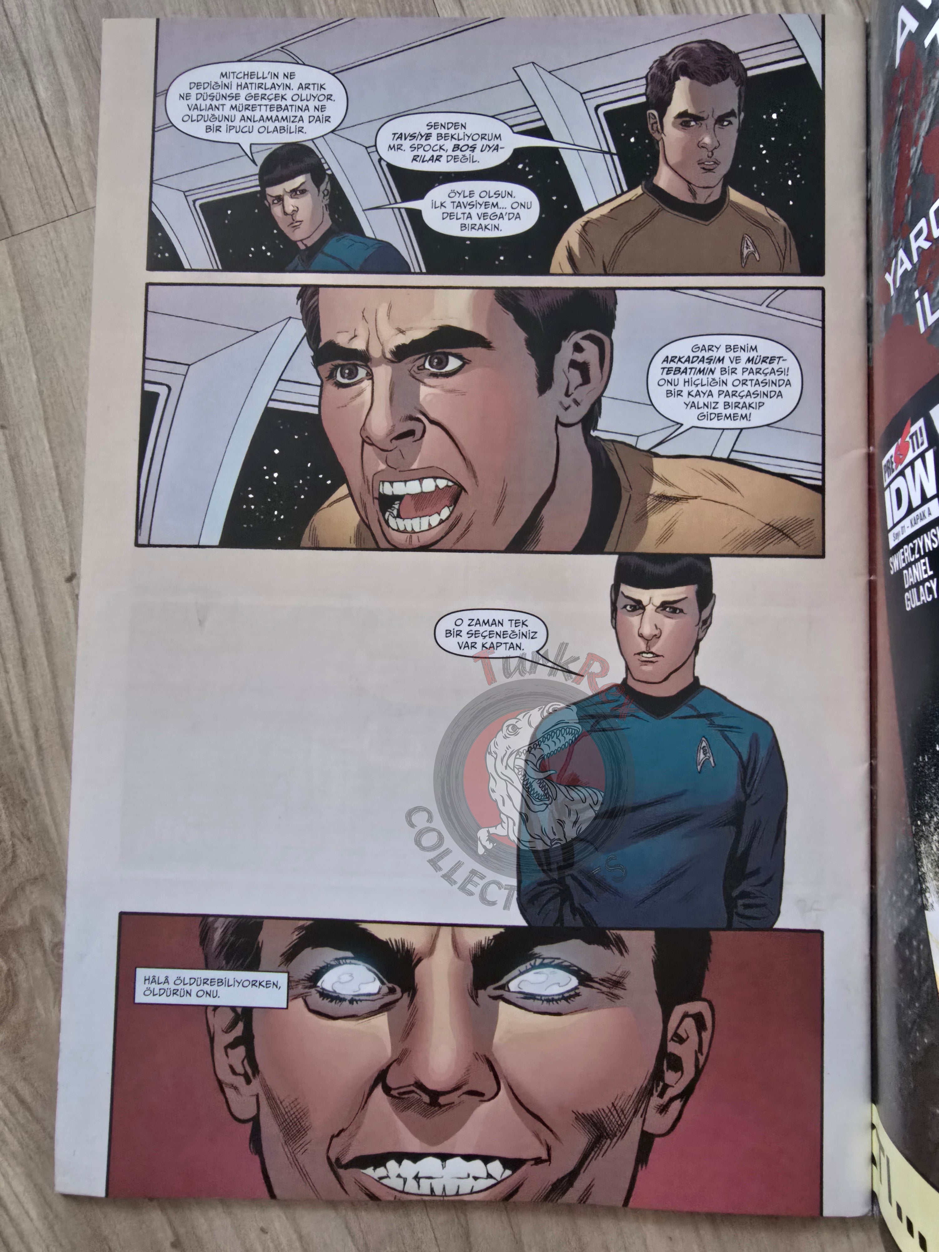 Star Trek #1 2017 Turkish Comic Turkey IDW Publishing A