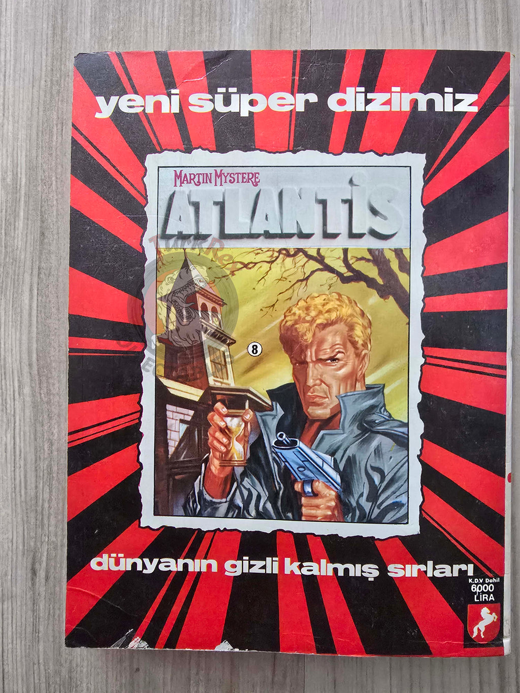 Martin Mystère #7 Un Vampiro a New York 80s Turkish Comic Turkey #13 #15