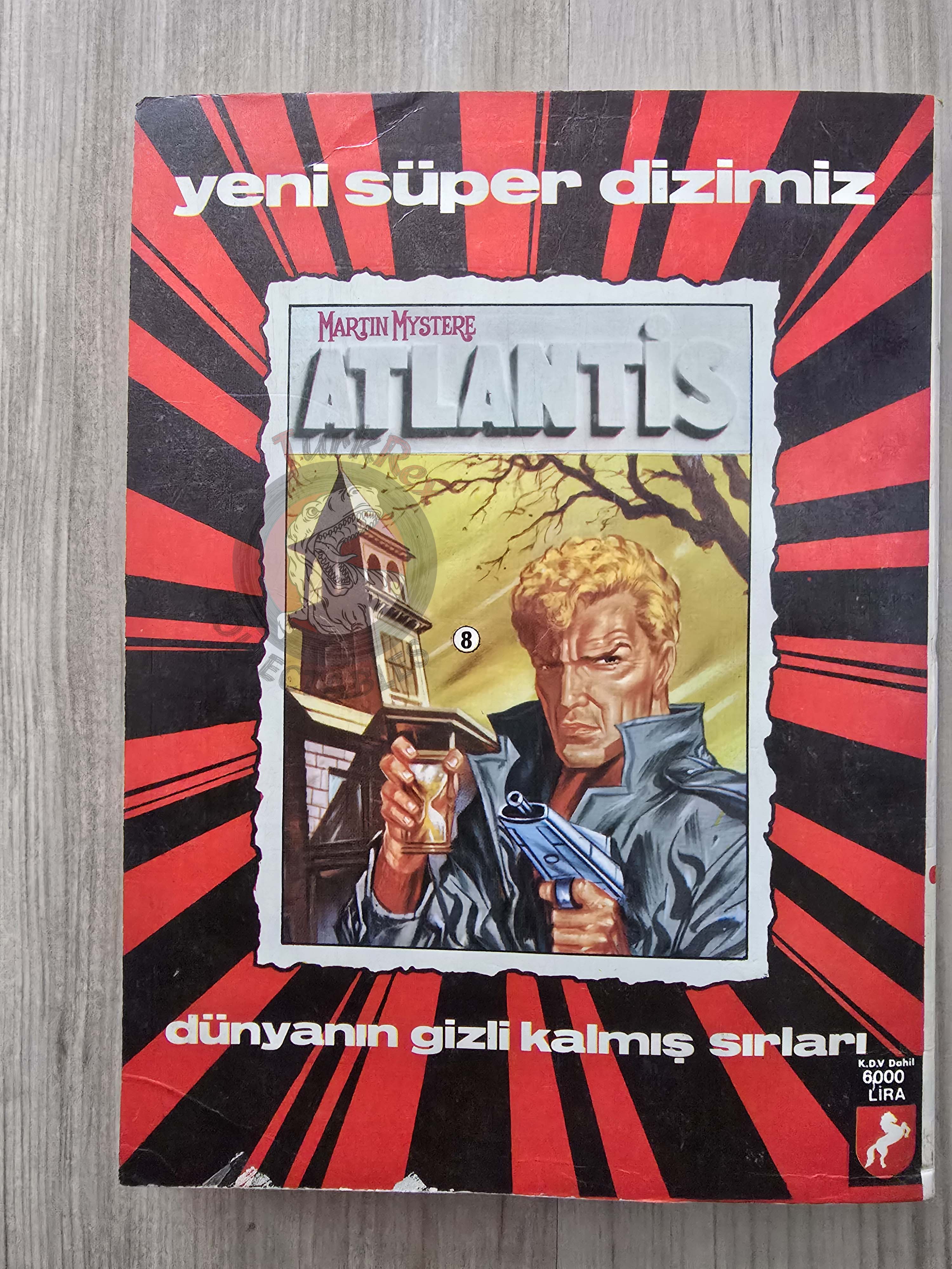 Martin Mystère #7 Un Vampiro a New York 80s Turkish Comic Turkey #13 #15