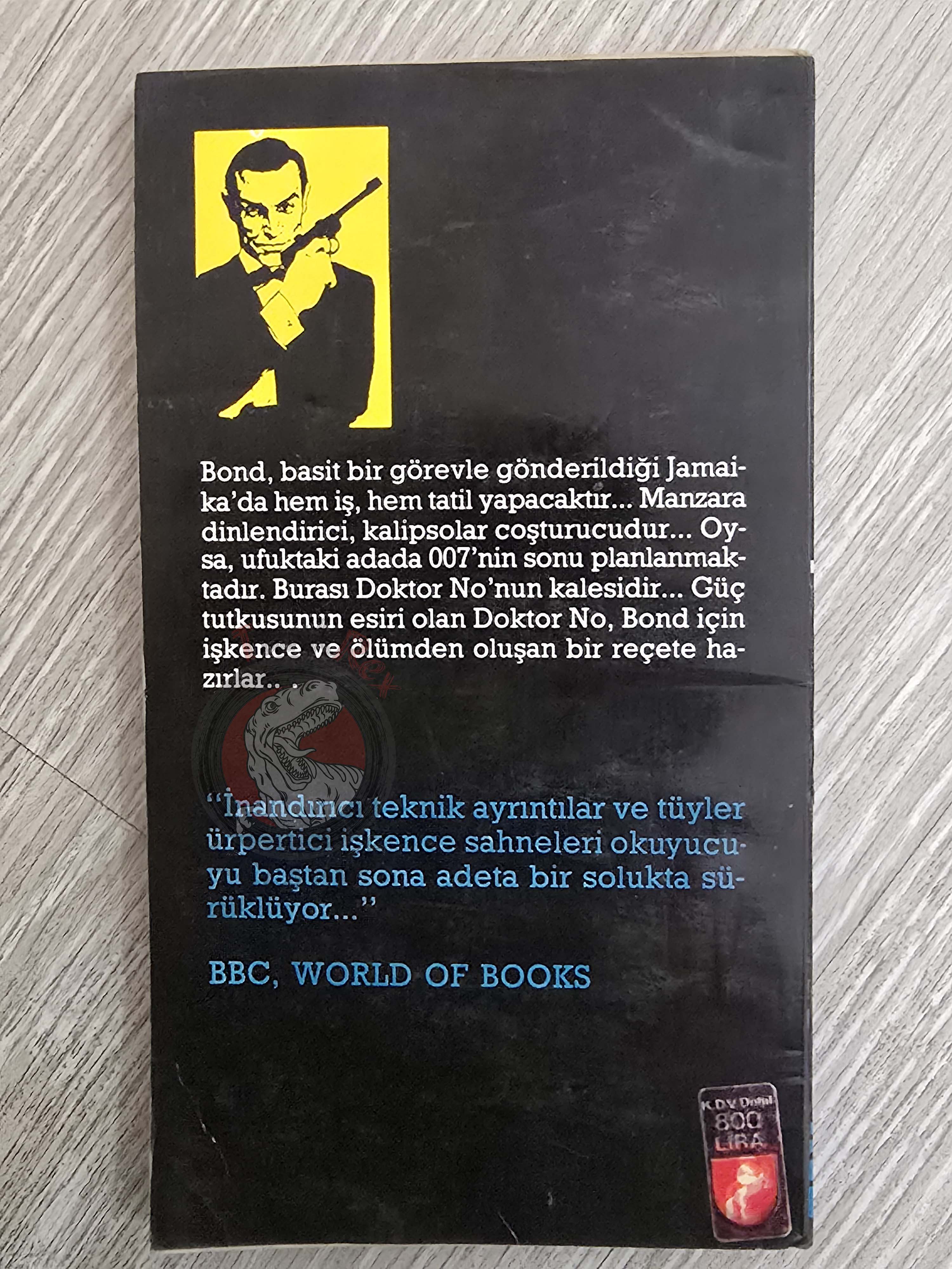 James Bond - Doctor No 1990 Turkish Book Turkey Ian Fleming