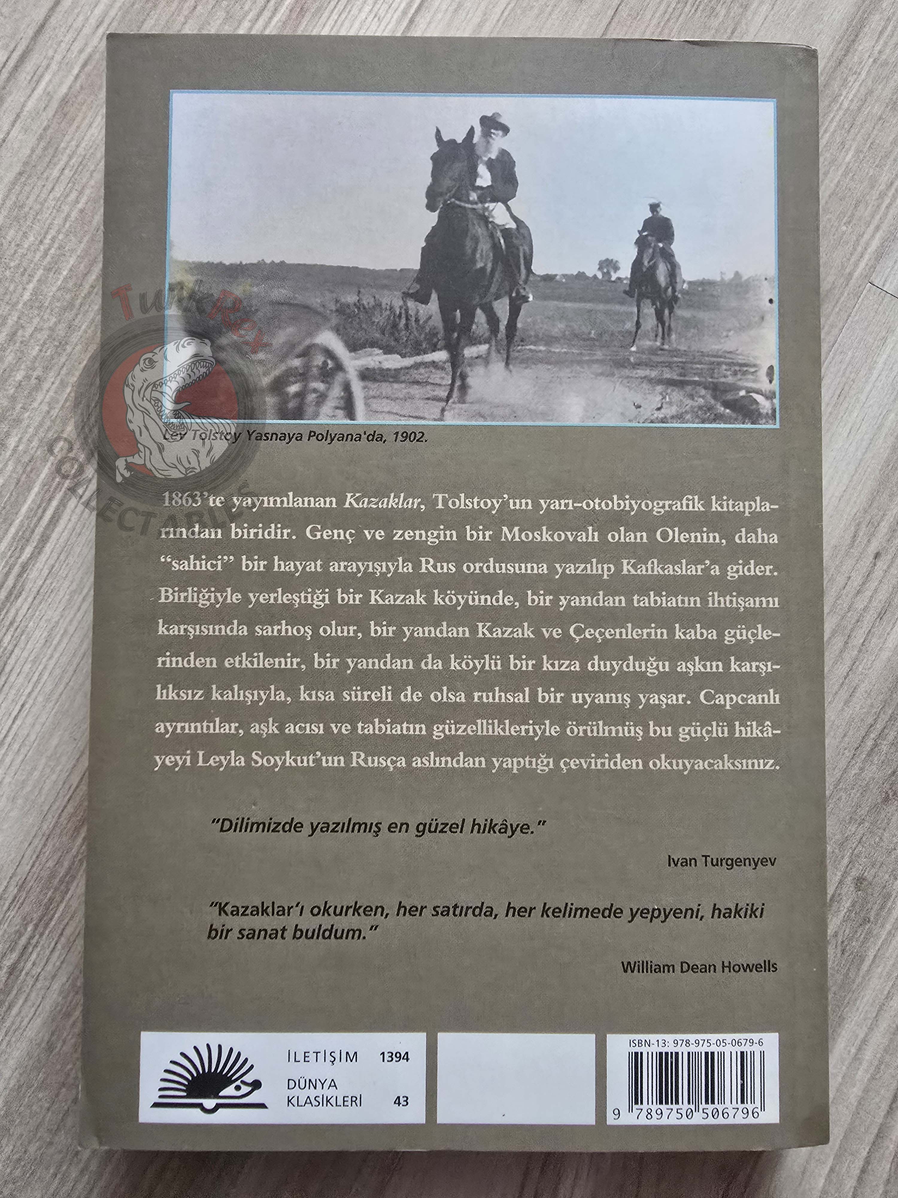 Leo Tolstoy –  The Cossacks 2009 Turkish Book Turkey