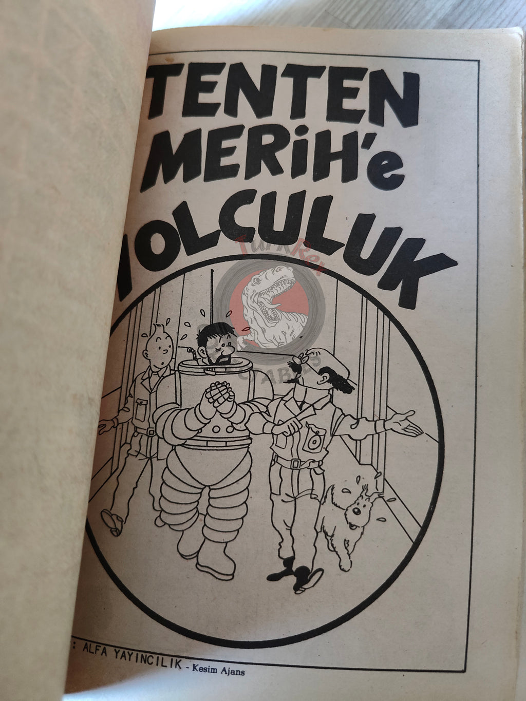 Tintin – Destination Moon mid 1980s Turkish Edition Comic Turkey 1