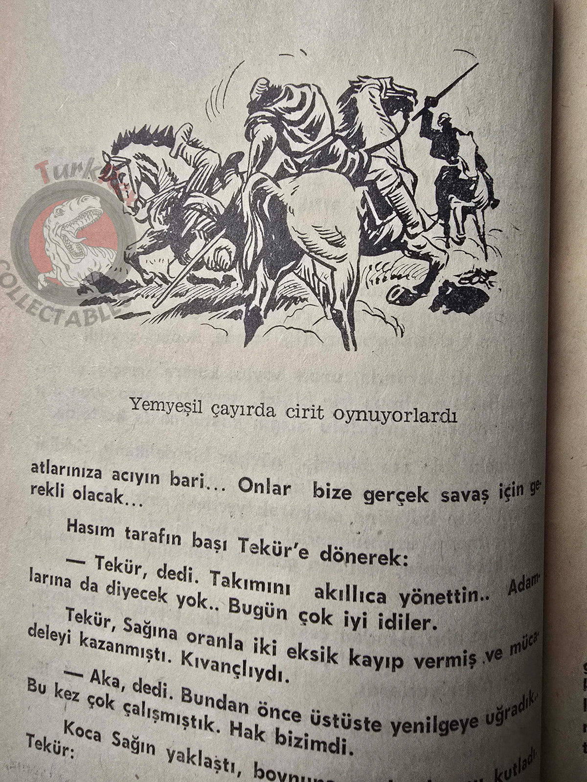 Dilibal – Wild Horses 1960s Turkish Book Turkey Illustrated Turkic tribes