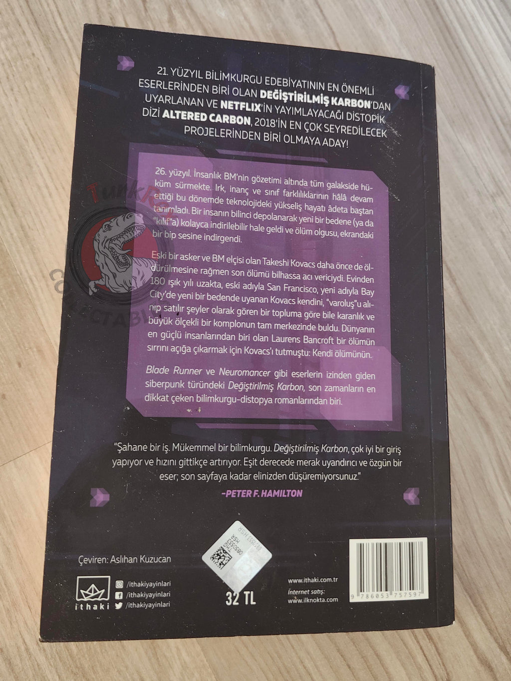 Richard K. Morgan – Altered Carbon 2018 1st Turkish Book Turkey Takeshi Kovacs Series