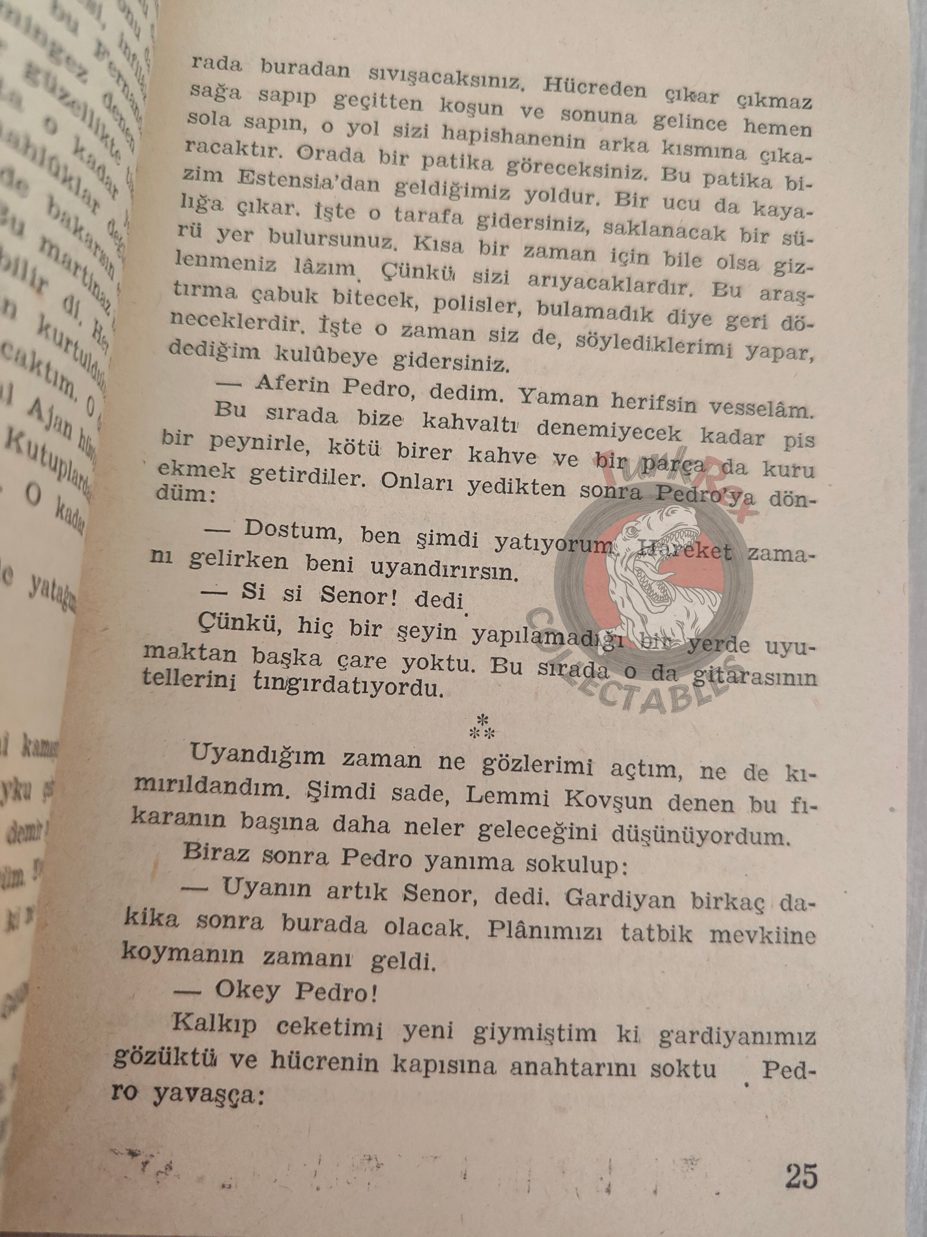 Peter Cheyney – Casuslar Çarpışıyor 1955 1st Turkish Book Turkey Lemmy Caution