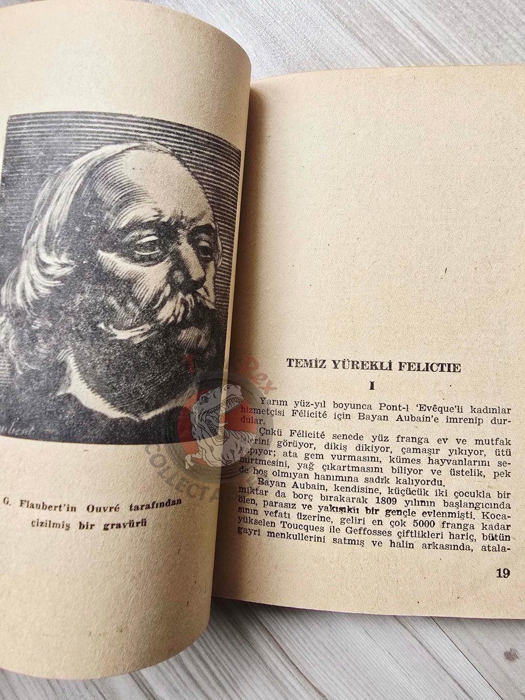 Gustave Flaubert – Three Stories: Herodias 1955 1st Turkish Book Turkey