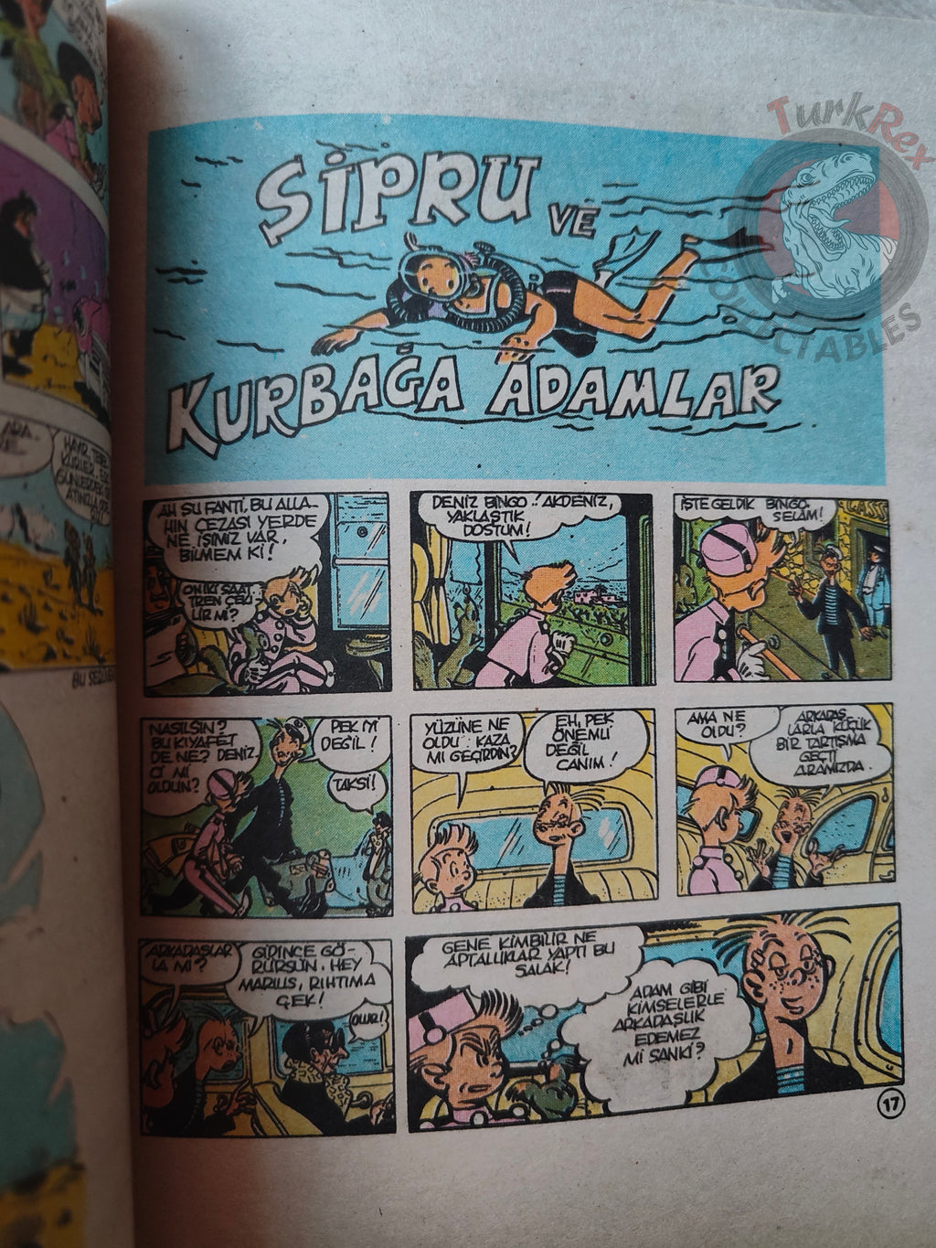 Spirou & Fantasio #2 Les chapeaux noirs 1989 Turkish Comic Turkey
