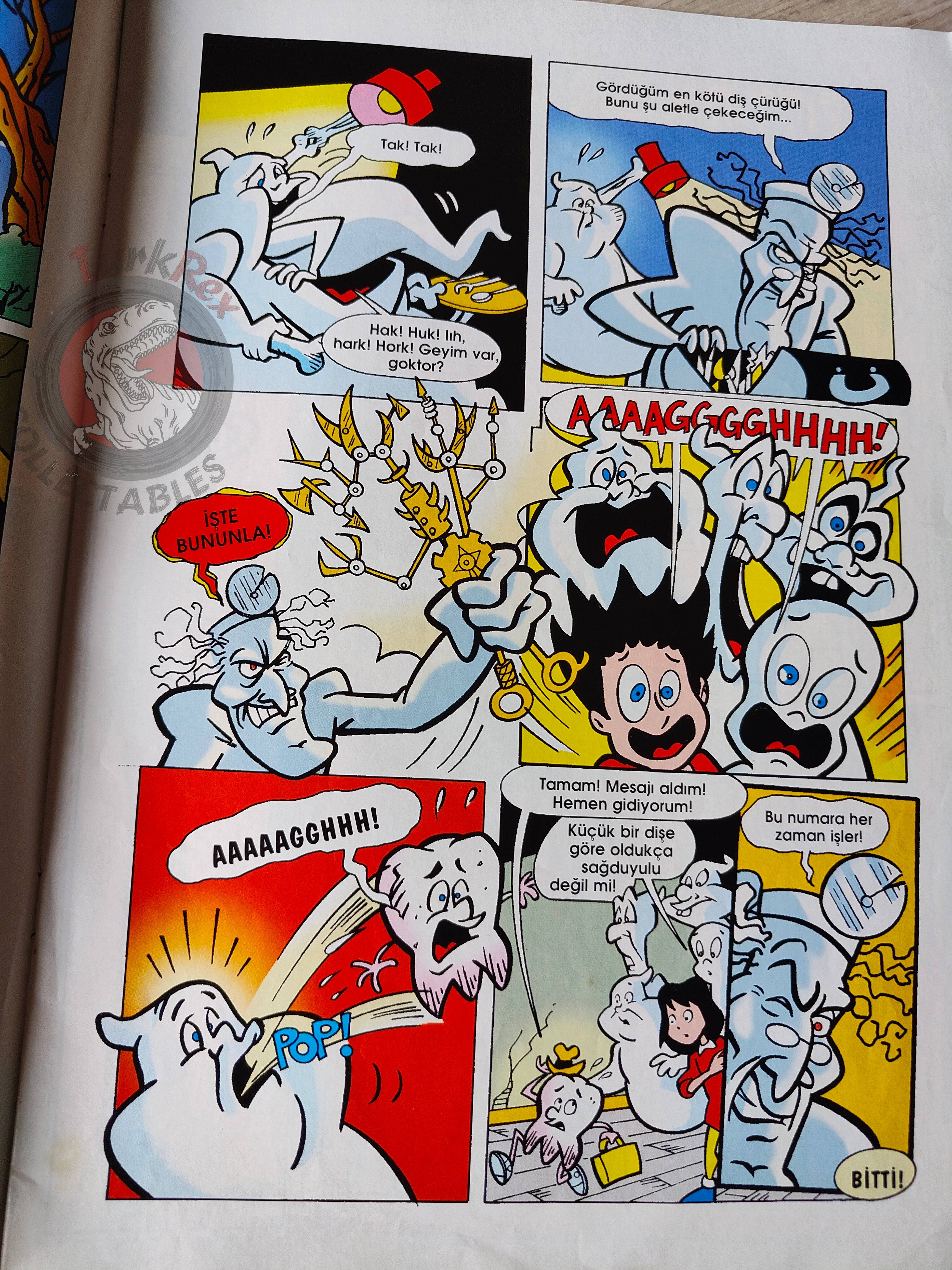 Casper the Friendly Ghost Magazine – Issue #30 1998 Turkish Comic Turkey